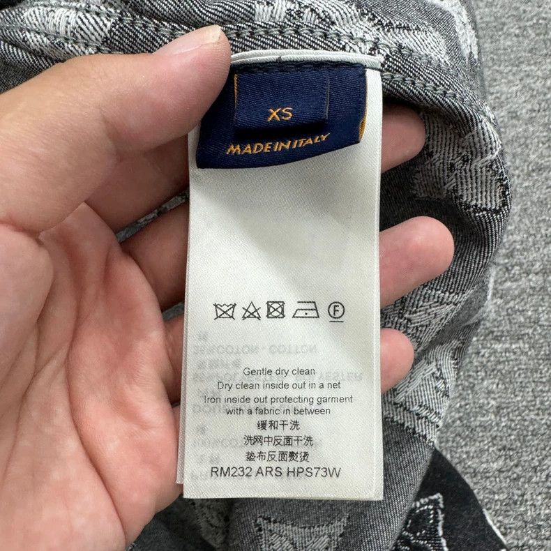 Louis Vuitton Louis Vuitton Aged embroidered full print denim short sleev Size US XS / EU 42 / 0 - 7 Thumbnail