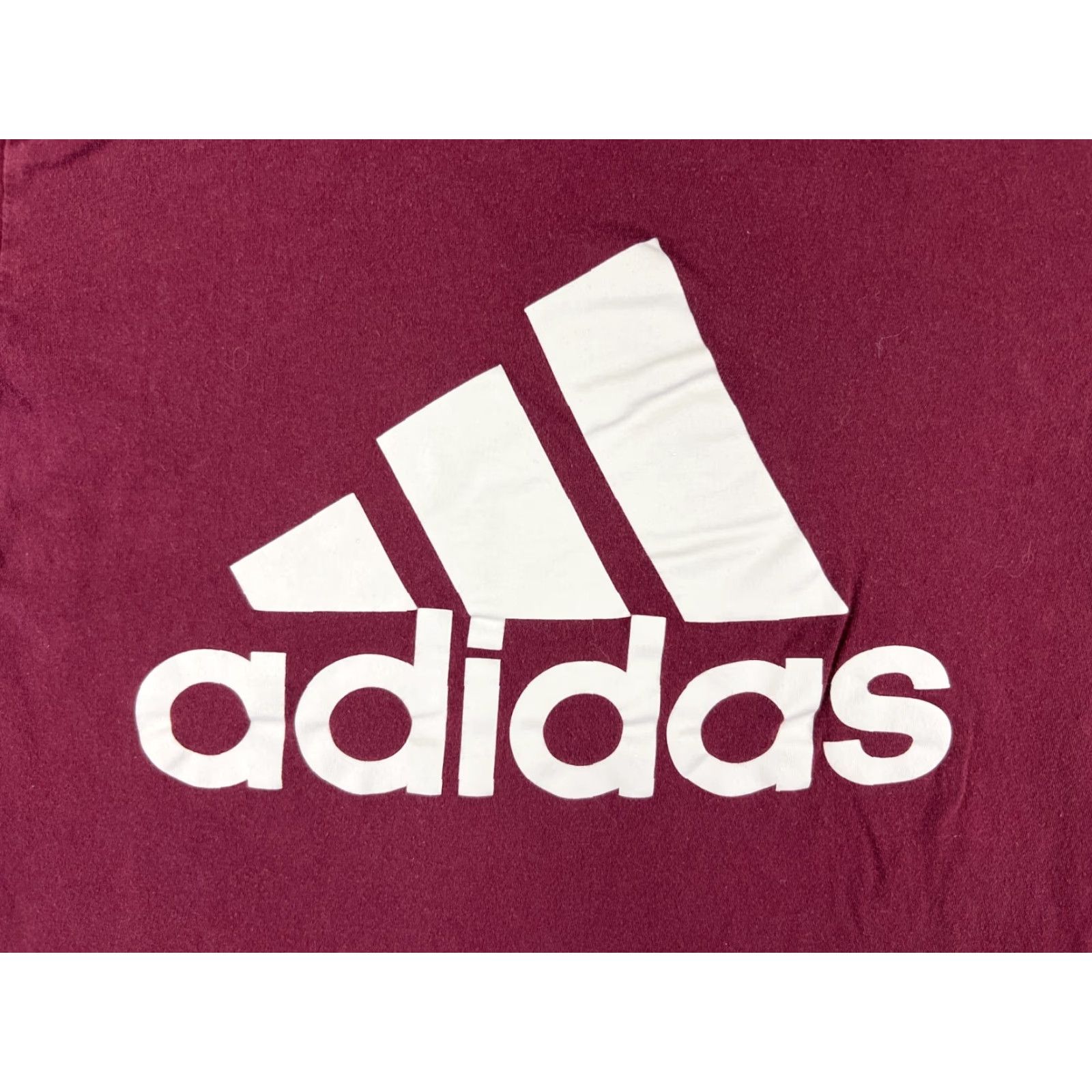 Adidas Adidas Shirt Mens Medium Red Short Sleeve Crew Neck Logo 100% Cotton T-Shirt Sports Body 1990s Size US M / EU 48-50 / 2 - 3 Thumbnail