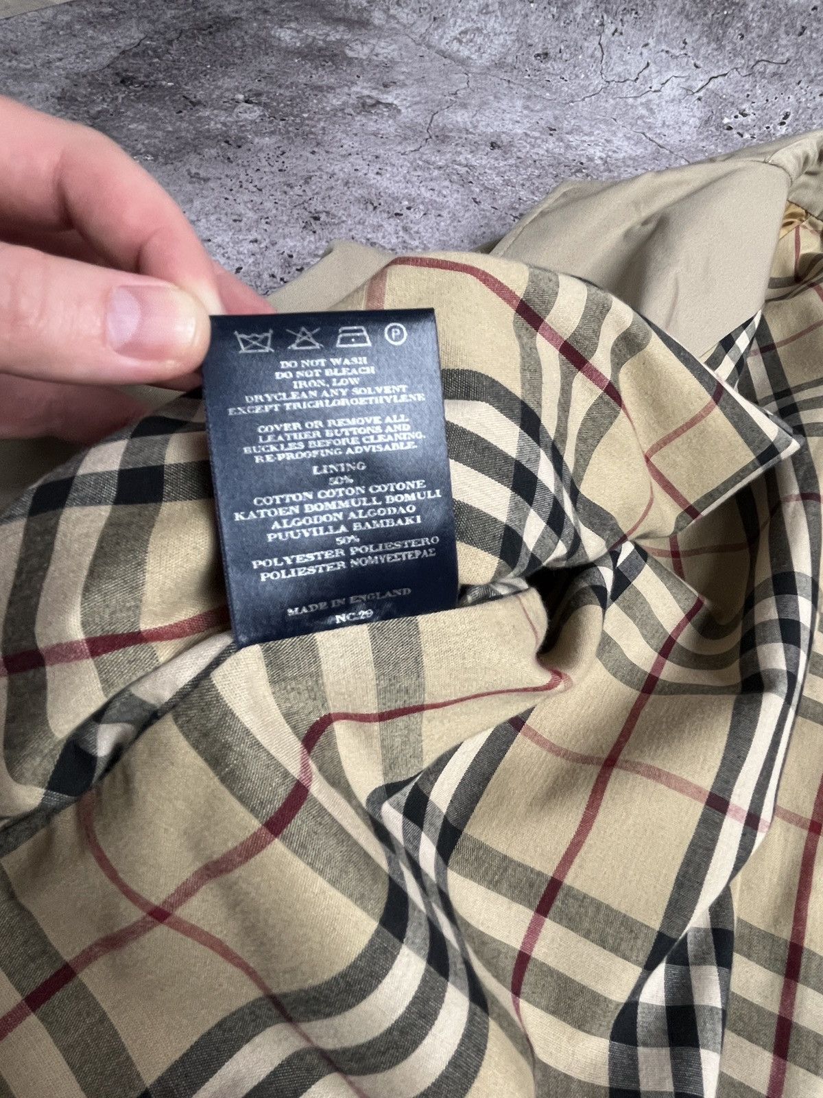 Burberry × Vintage Rare🔥Vintage Burberry London Nova Check Trench Coat Size US L / EU 52-54 / 3 - 17 Thumbnail