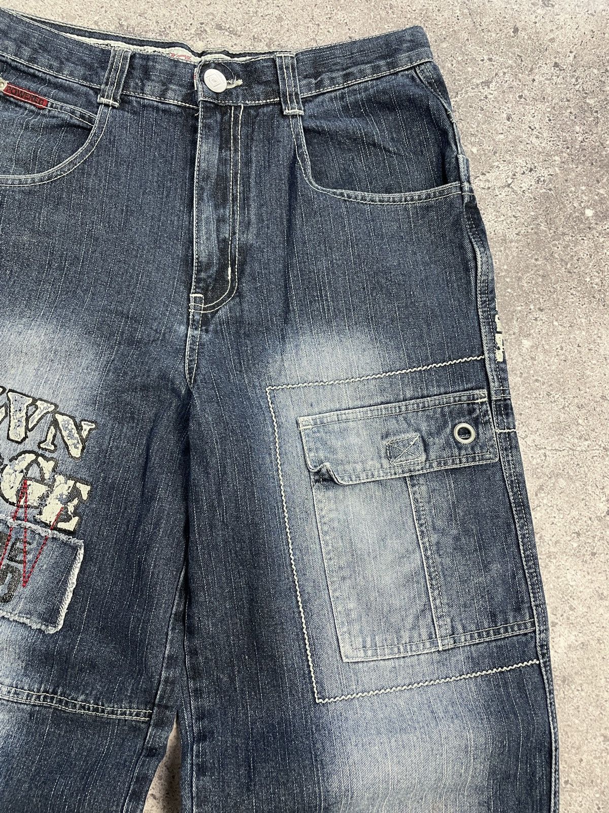 Wu-Tang Clan Vintage Eminem Style 00s Carpenter Denim Rap Jens Pants Size US 30 / EU 46 - 9 Thumbnail