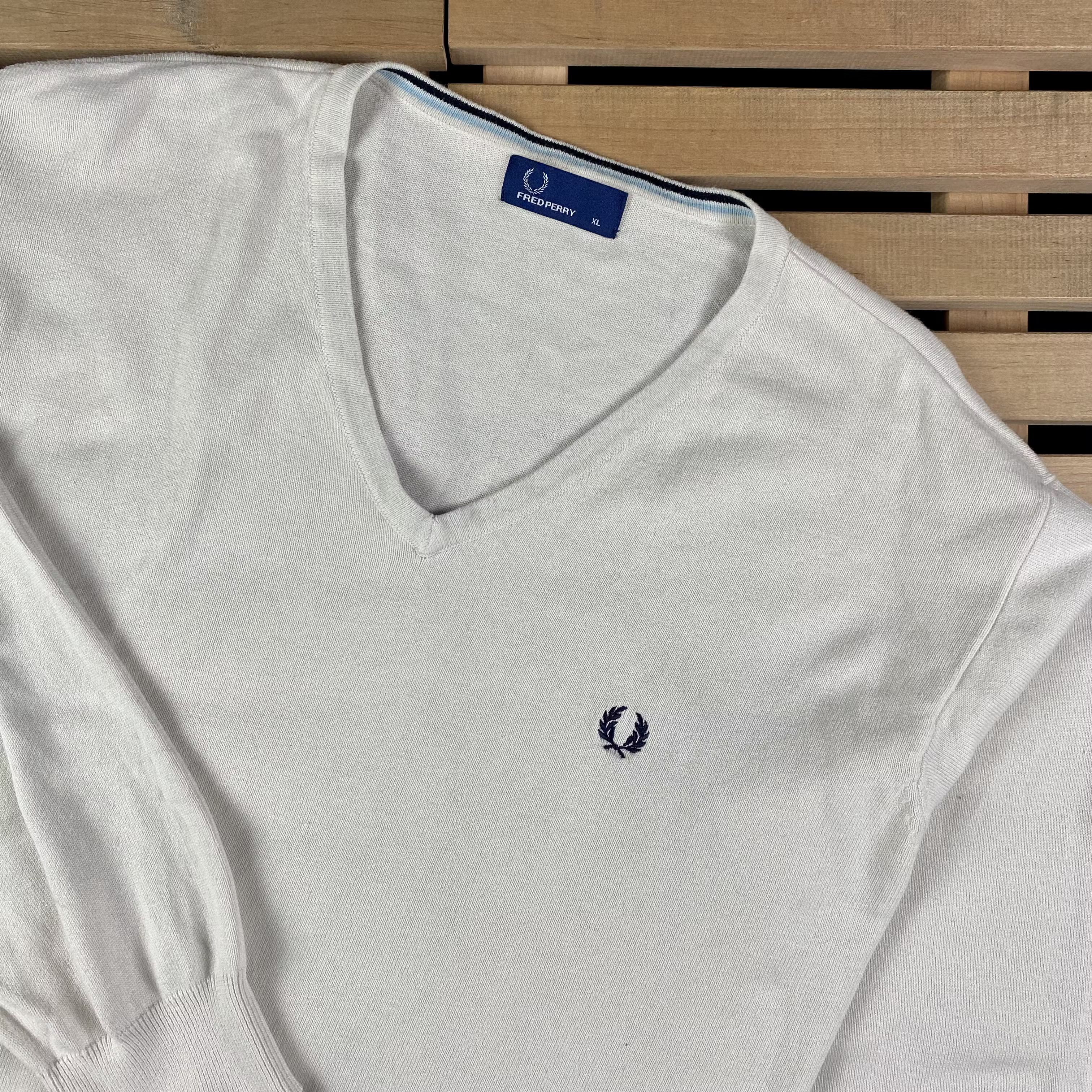 Fred Perry × Vintage Mens Long Sleeve Jumper Fred Perry Vintage Size XL Size US XL / EU 56 / 4 - 2 Thumbnail