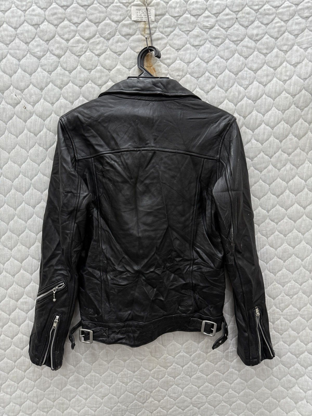 🔥🔥🔥ARCHIVE JACROSE DOUBLE COLLAR LEATHER PUNK JACKET