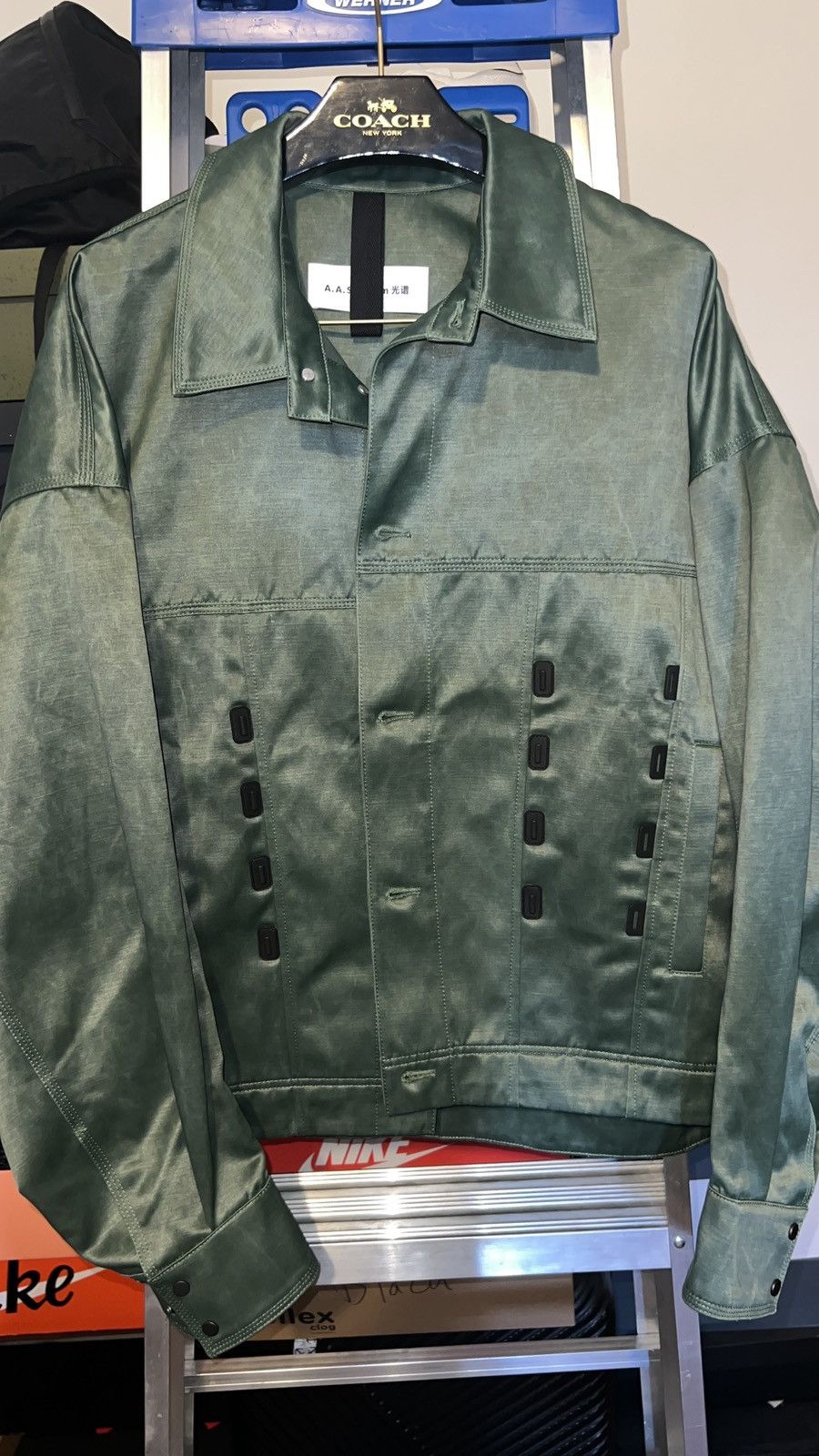 A. A. Spectrum Green Compress Truck Jacket XL