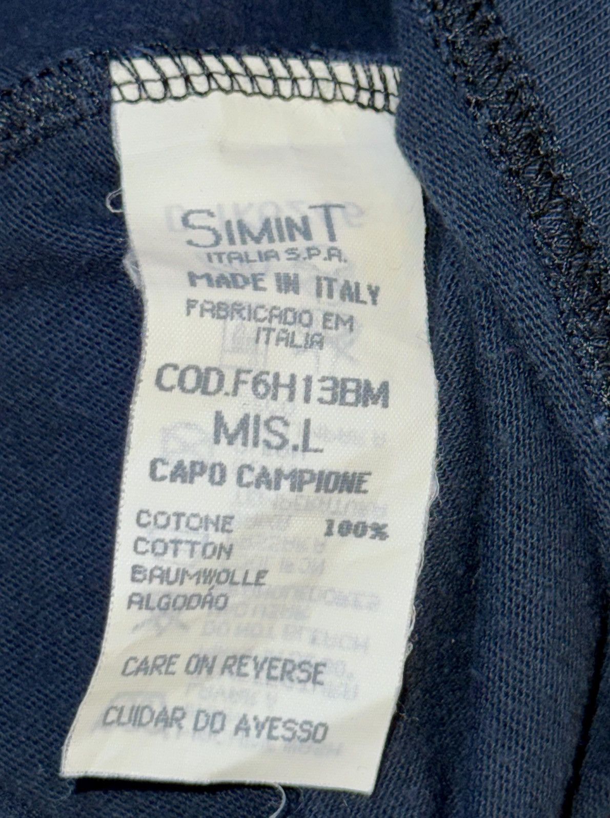 Armani Vintage Armani Jeans 90s Snowman Tee Rare Capo Campione Size US L / EU 52-54 / 3 - 4 Thumbnail