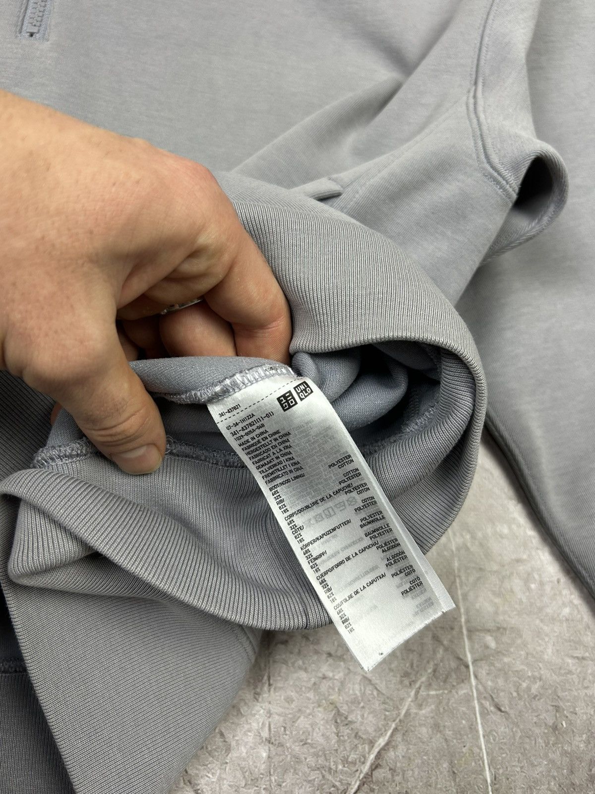 Jil Sander × Uniqlo Jil Sander x Uniqlo +J Dry Sweat Half-Zip 17 Pullover Hoodie Size US M / EU 48-50 / 2 - 5 Thumbnail