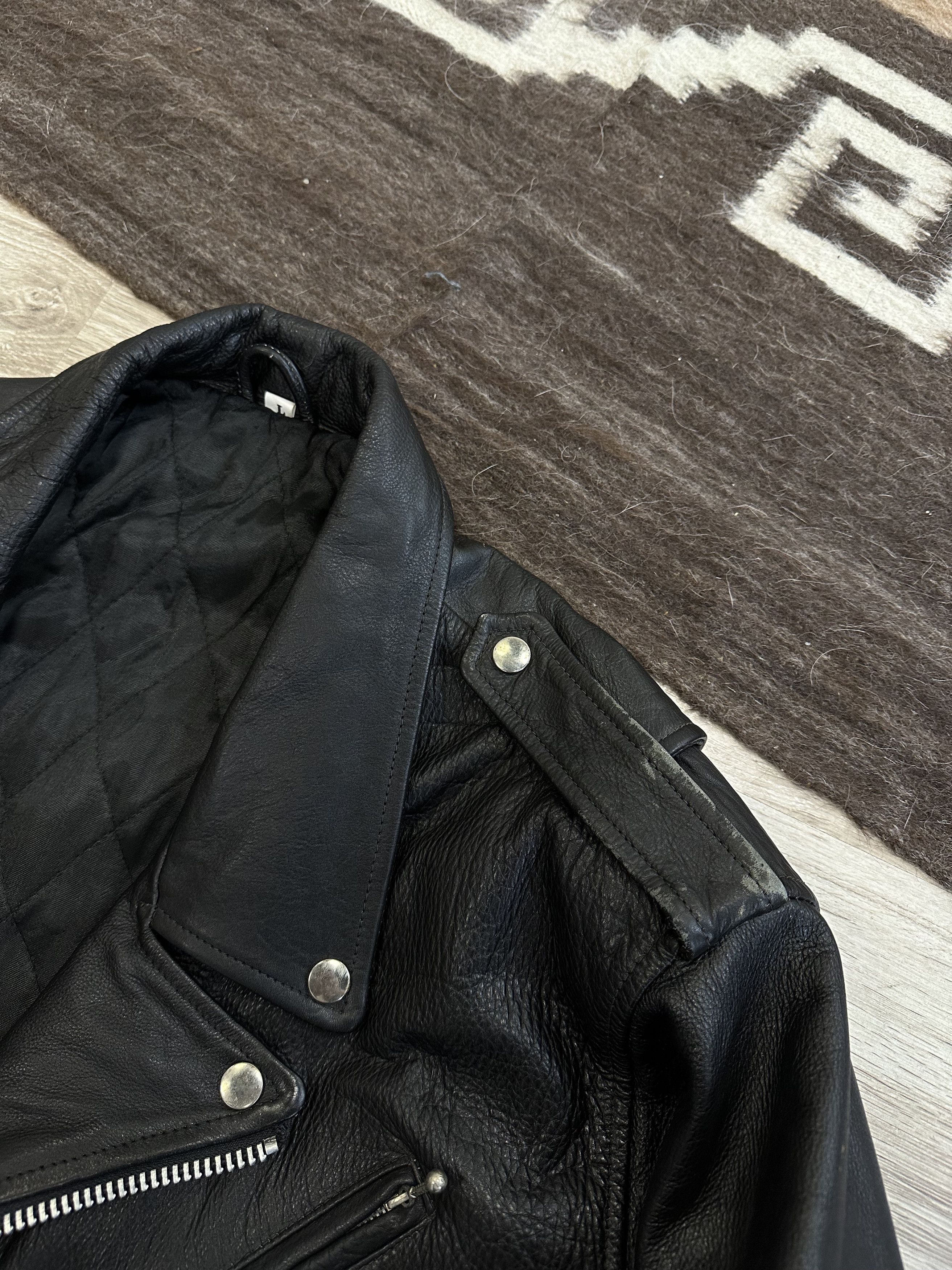 Vintage Vintage Leather Racing Biker Moto Jacket 6606AC Size US L / EU 52-54 / 3 - 6 Thumbnail