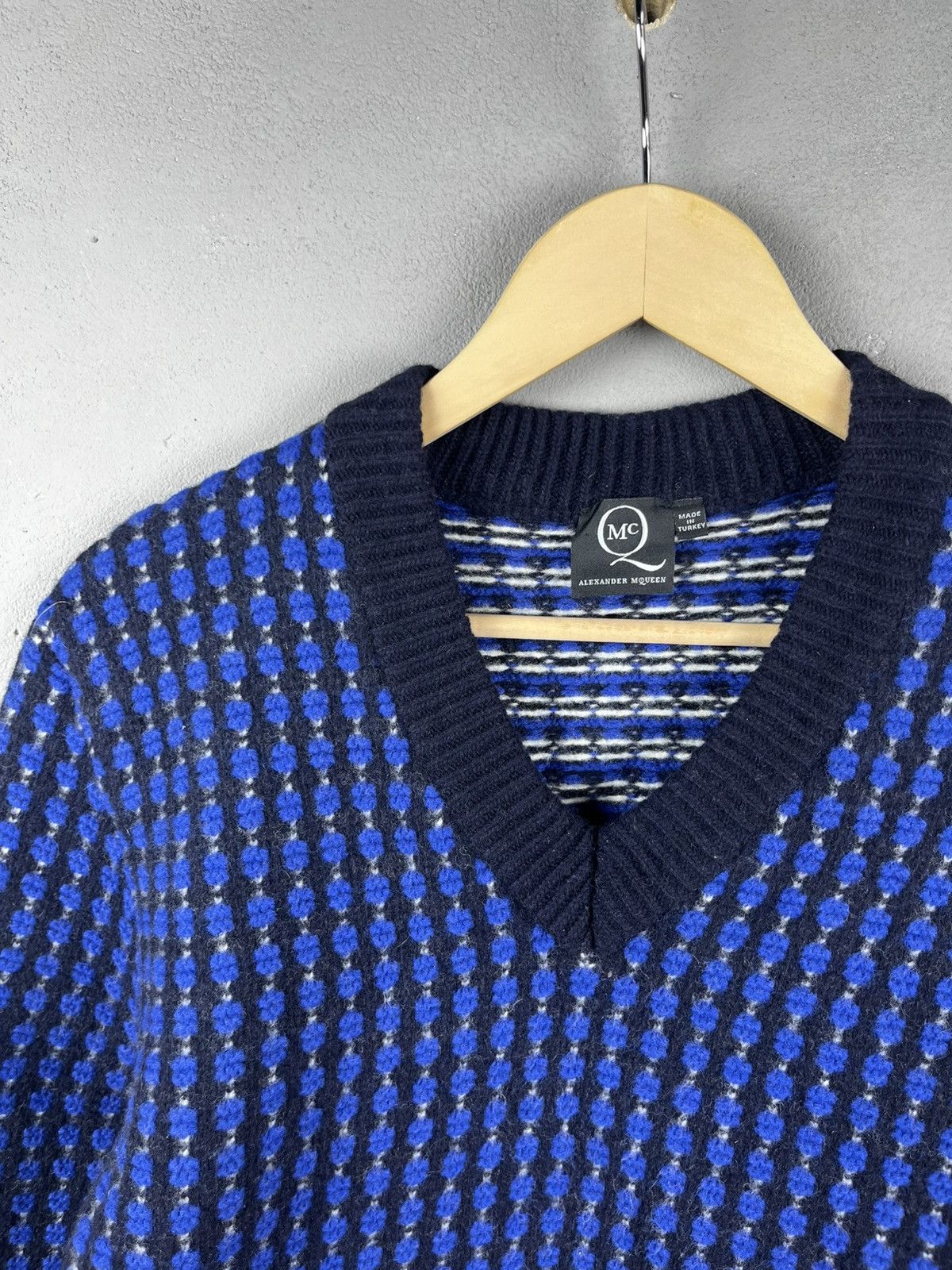 Alexander McQueen Alexander McQueen MCQ Men’s Black Wool Sweater Size US M / EU 48-50 / 2 - 2 Thumbnail