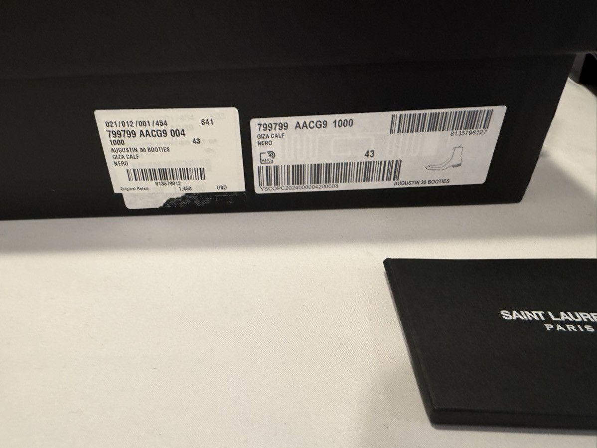 Saint Laurent Paris Saint laurent mens austin boots 43/10. $1700 Size US 10 / EU 43 - 3 Thumbnail