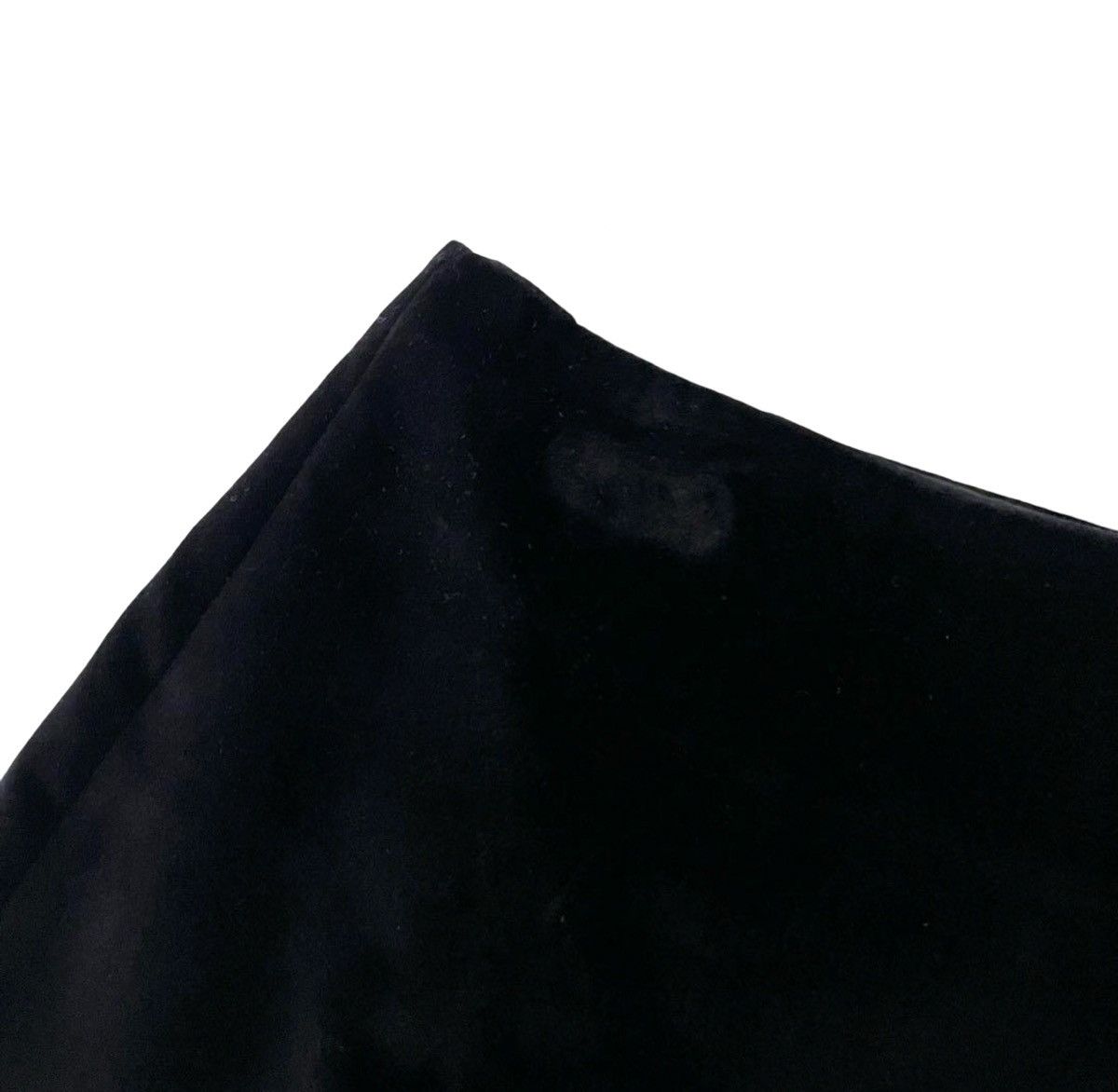 Prada Prada 2024 Velvet Mini Skirt with Triangle Logo Size 26" / US 2 / IT 38 - 11 Thumbnail