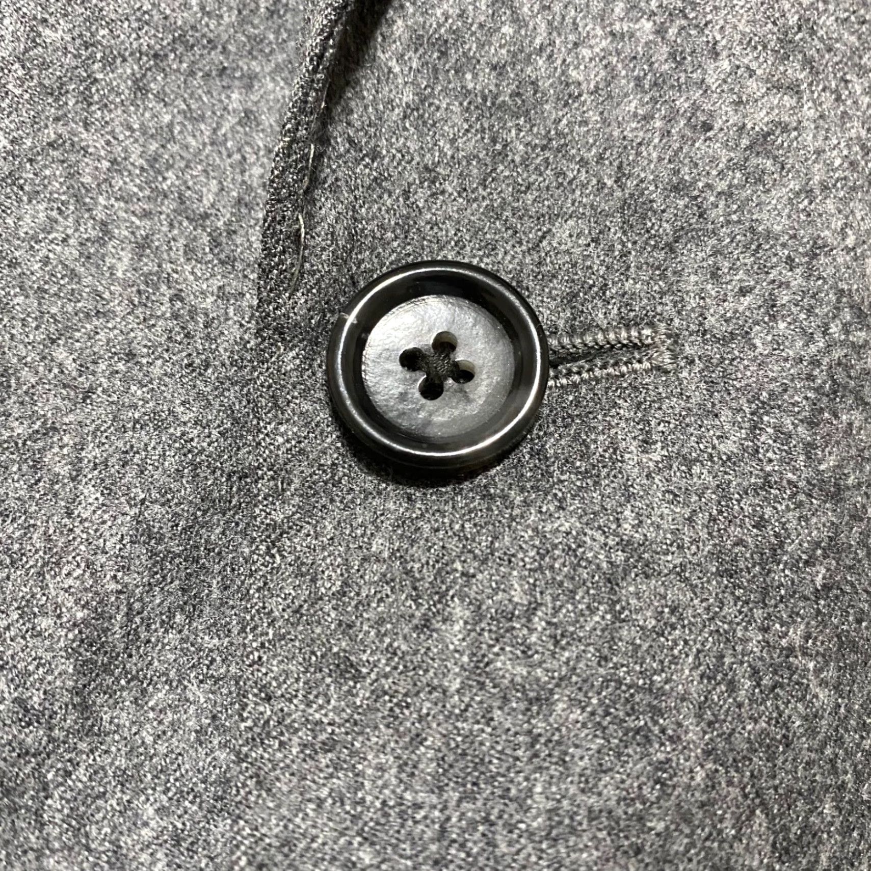 J.Crew J.CREW Blazer Mens 2 Button Wool Gray Ludlow 40R 100% Wool Solid Notch Lapel Double-Vented 2 Piece Regular Fit Casual Business Vintage No N/A Size 40R - 7 Thumbnail