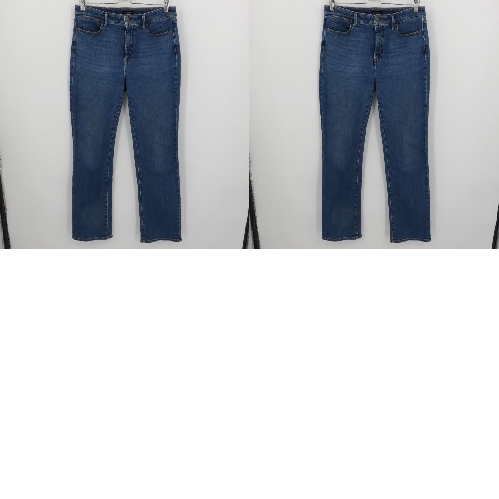 Talbots Talbots Women Jeans 6 Bootcut Barely Boot 5-Pocket Denim Blue Cotton Blend Pocket Pockets Solid Regular Vintage No White? Size 28" / US 6 / IT 42 - 8 Thumbnail