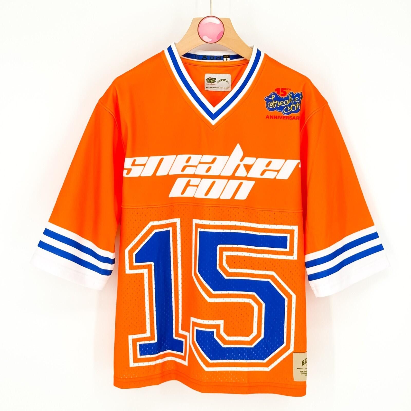 Sneakersnstuff 15th Anniversary SneakerCon Be Special Orange Jersey M Small Size US S / EU 44-46 / 1 - 1 Thumbnail