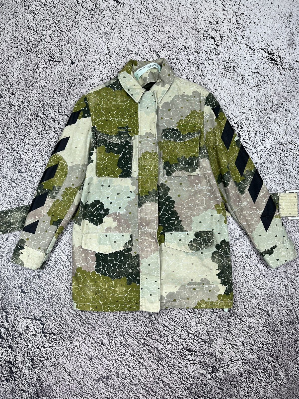 Off-White Off-White Floral Camo AOP Jacket M-65 Cargo Coat Abloh Era Size S / US 4 / IT 40 - 10 Thumbnail