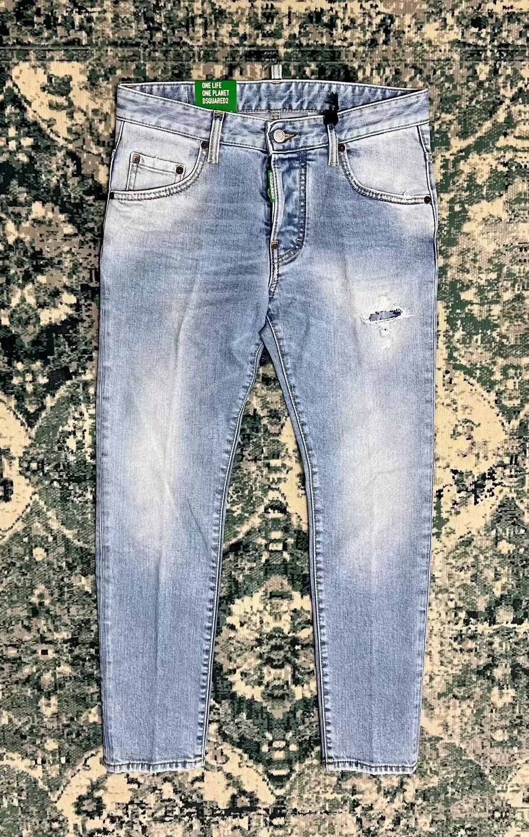 Dsquared2 dsquared2 light blue skater jeans for women Size 23" - 1 Thumbnail