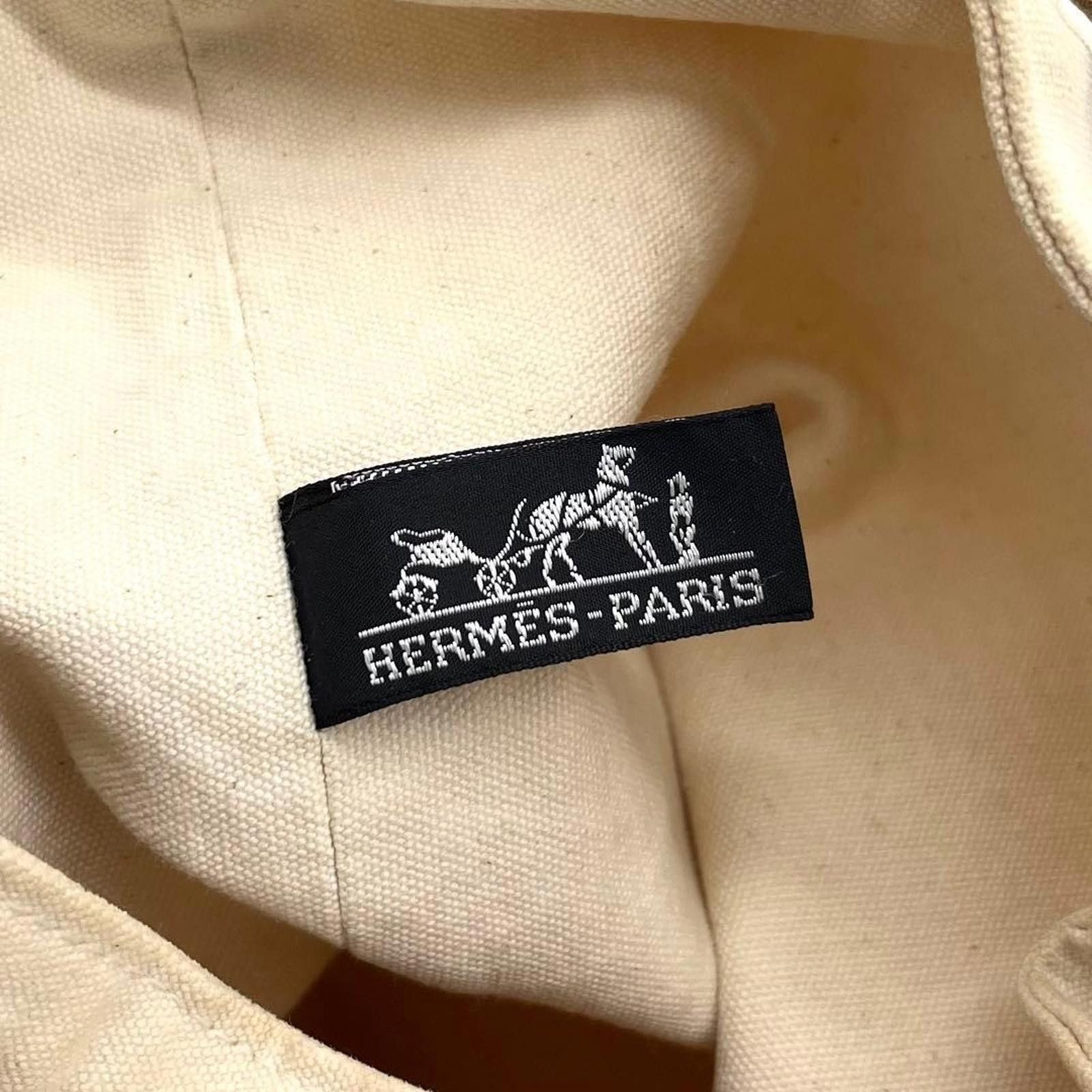 Hermes Hermès - Women's Canvas Bucket Bag Size ONE SIZE - 9 Thumbnail