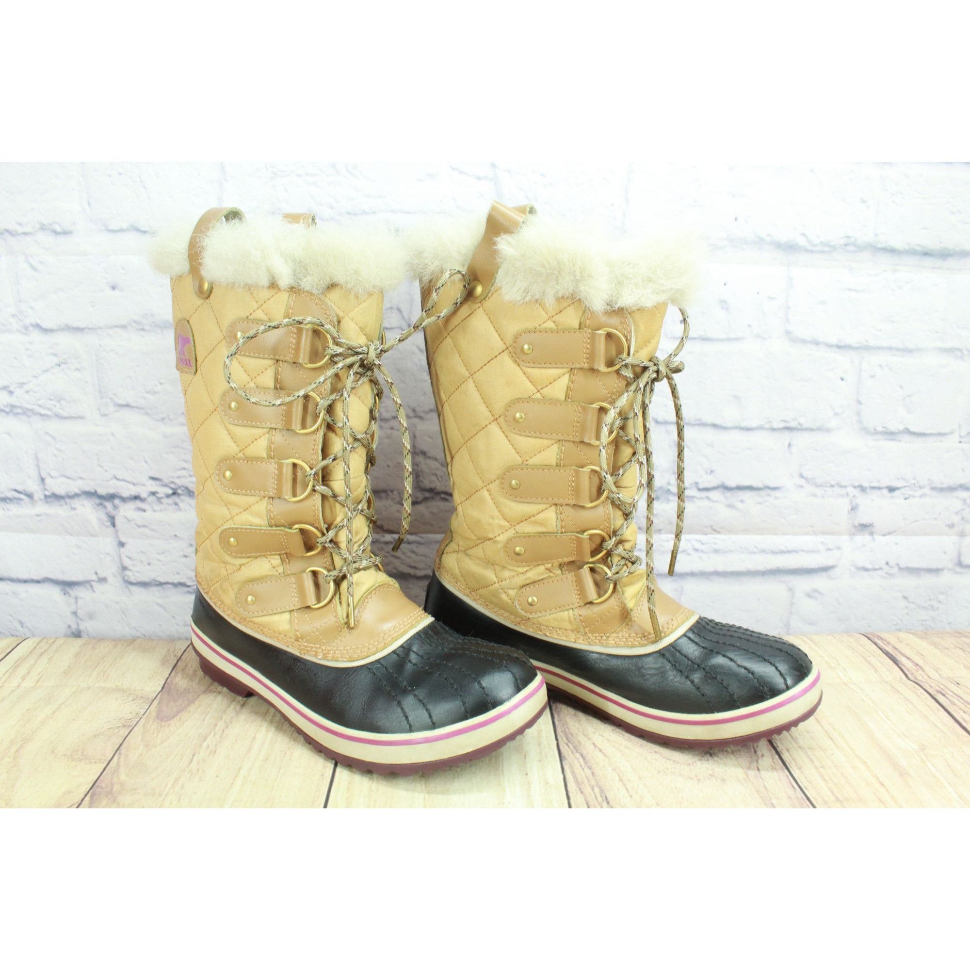 SOREL Sorel Tofino Cate Snow Boot Faux Fur Lined Quilted Size 8 Size US 8 / IT 38 - 3 Thumbnail