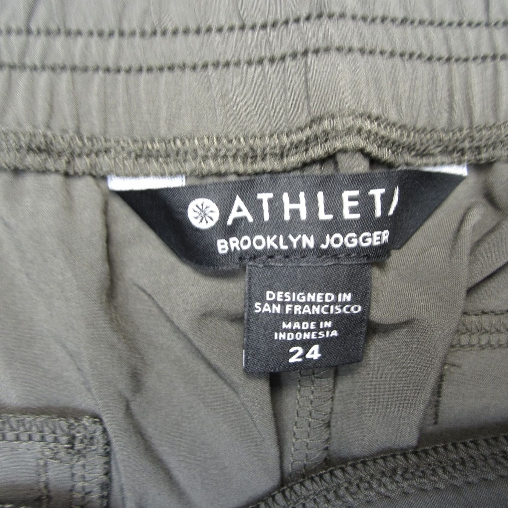 Athleta Athleta Brooklyn Jogger Womens 24 Green Performance Lightweight Casual Pants Size 30" / US 8 / IT 44 - 5 Thumbnail