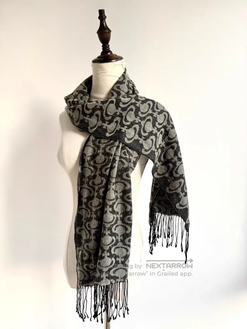 Vivienne Westwood Vivienne Westwood Grey Double-Sided Full Print Saturn Scar Size ONE SIZE - 4 Thumbnail