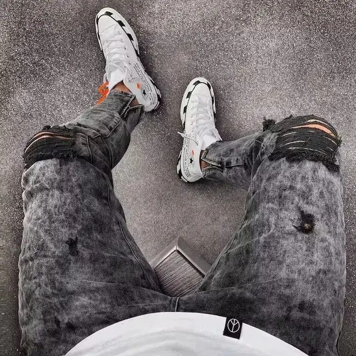 Japanese Brand Acid Wash Distressed Denim Pant Size US 32 / EU 48 - 2 Thumbnail