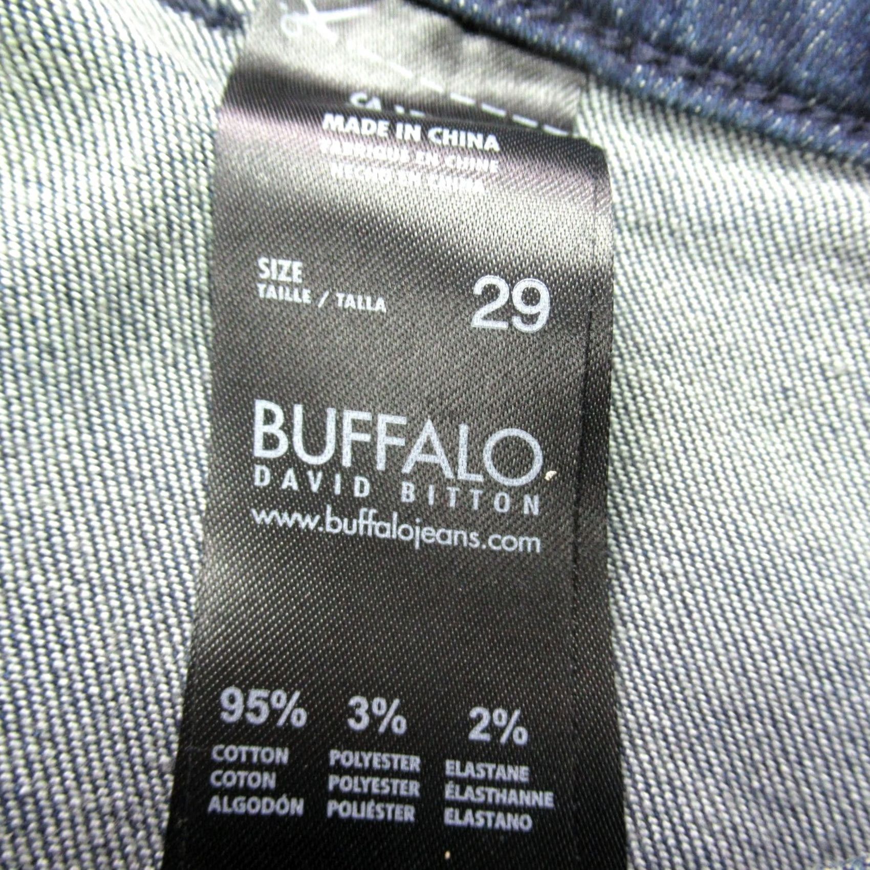 Denime Buffalo Shorts Womens 29 Denim Mid Rise Short Blue Casual Pockets Outdoors Size 29" - 3 Thumbnail