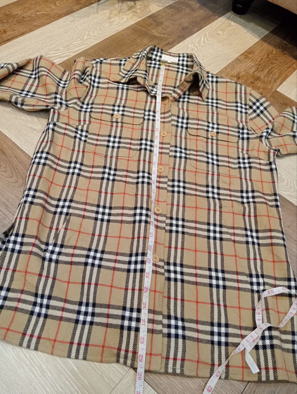 Burberry VINTAGE BURBERRYS CASHMERE WOOL NOVA CHECK FLANNEL Size M / US 6-8 / IT 42-44 - 12 Thumbnail