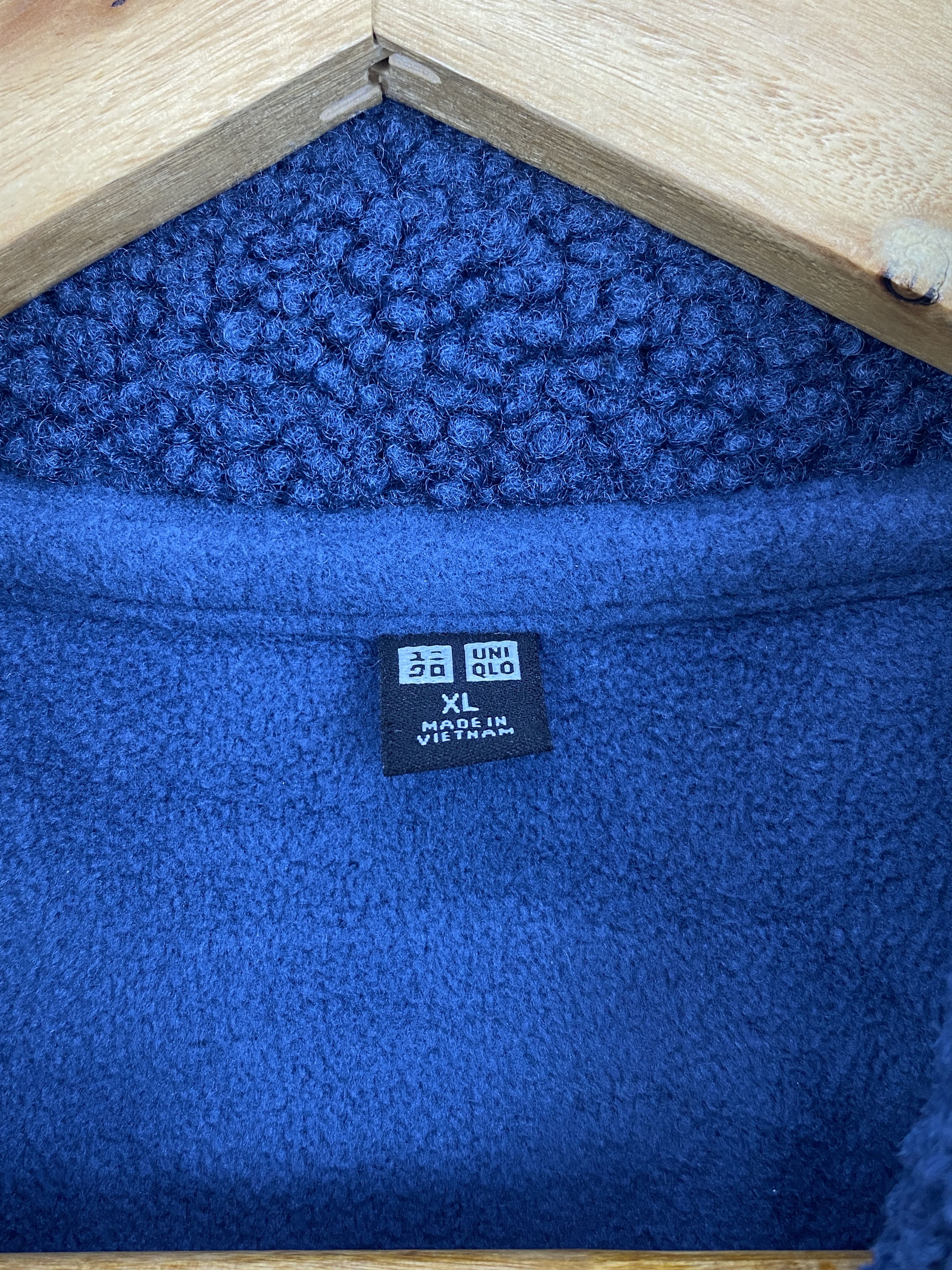 Uniqlo Vintage Uniqlo Button Up Sherpa Light Jacket JA0132 Size US XL / EU 56 / 4 - 4 Thumbnail