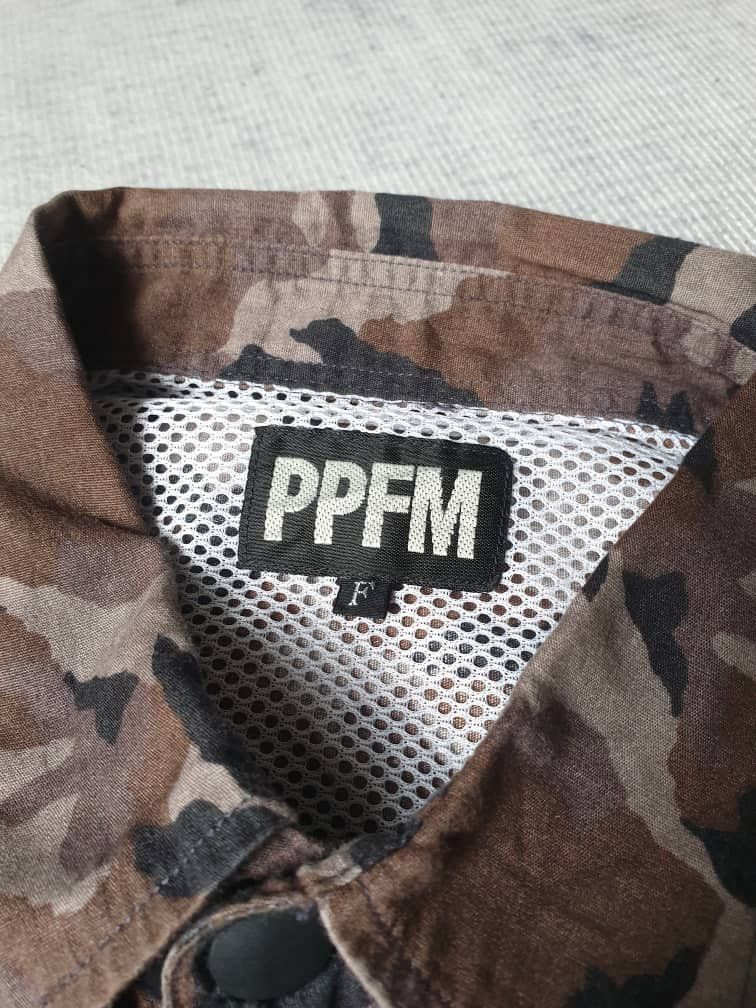 Japanese Brand 💥PPFM Camo Japanese brand button up shirt Size US L / EU 52-54 / 3 - 9 Thumbnail