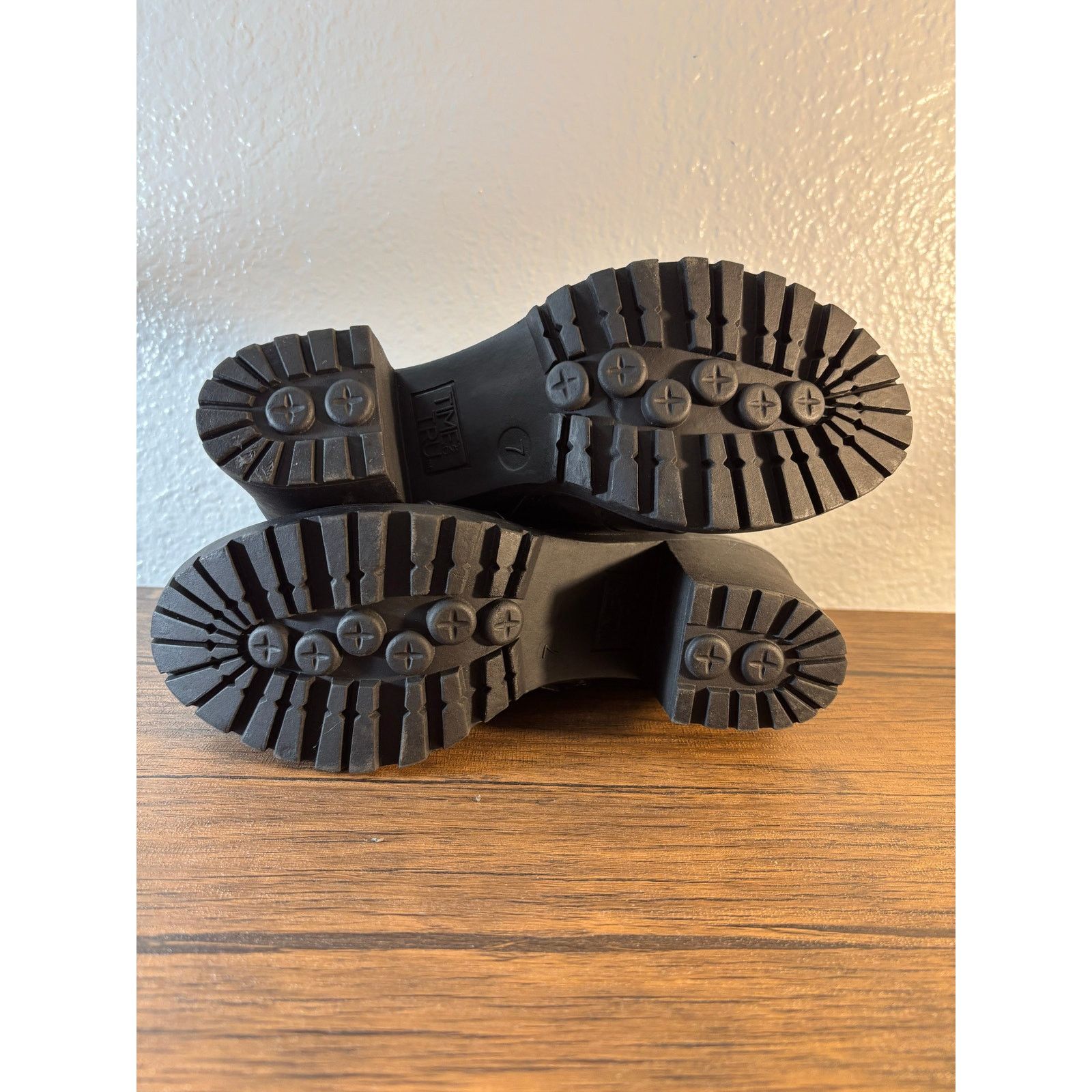 The Unbranded Brand Time and Tru Moto Booties Size 7 Size US 7 / IT 37 - 6 Thumbnail