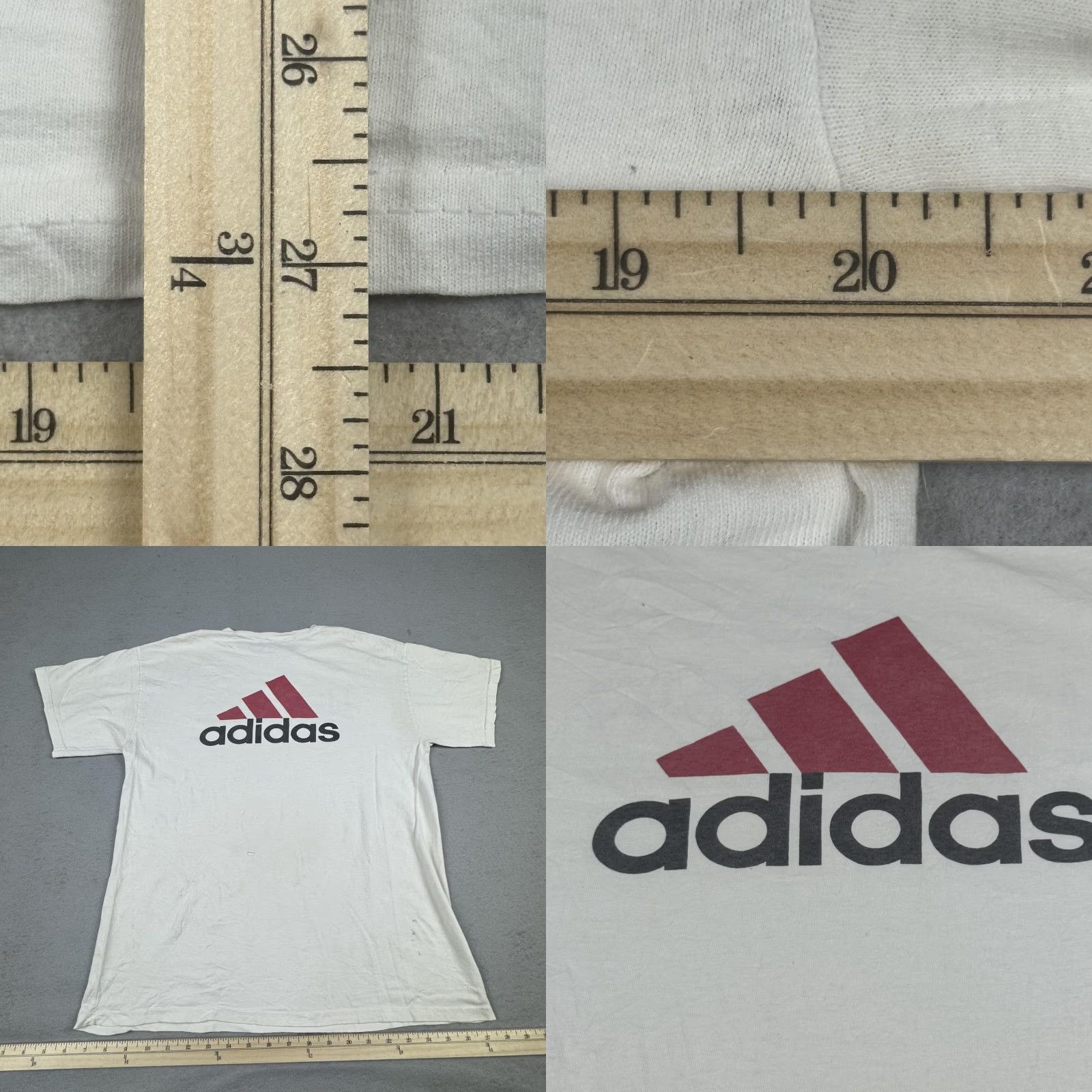 Adidas ADIDAS Graphic Tee Mens Small White Lightning Soccer Club Short Sleeve Crew Neck Sport Size US S / EU 44-46 / 1 - 8 Thumbnail