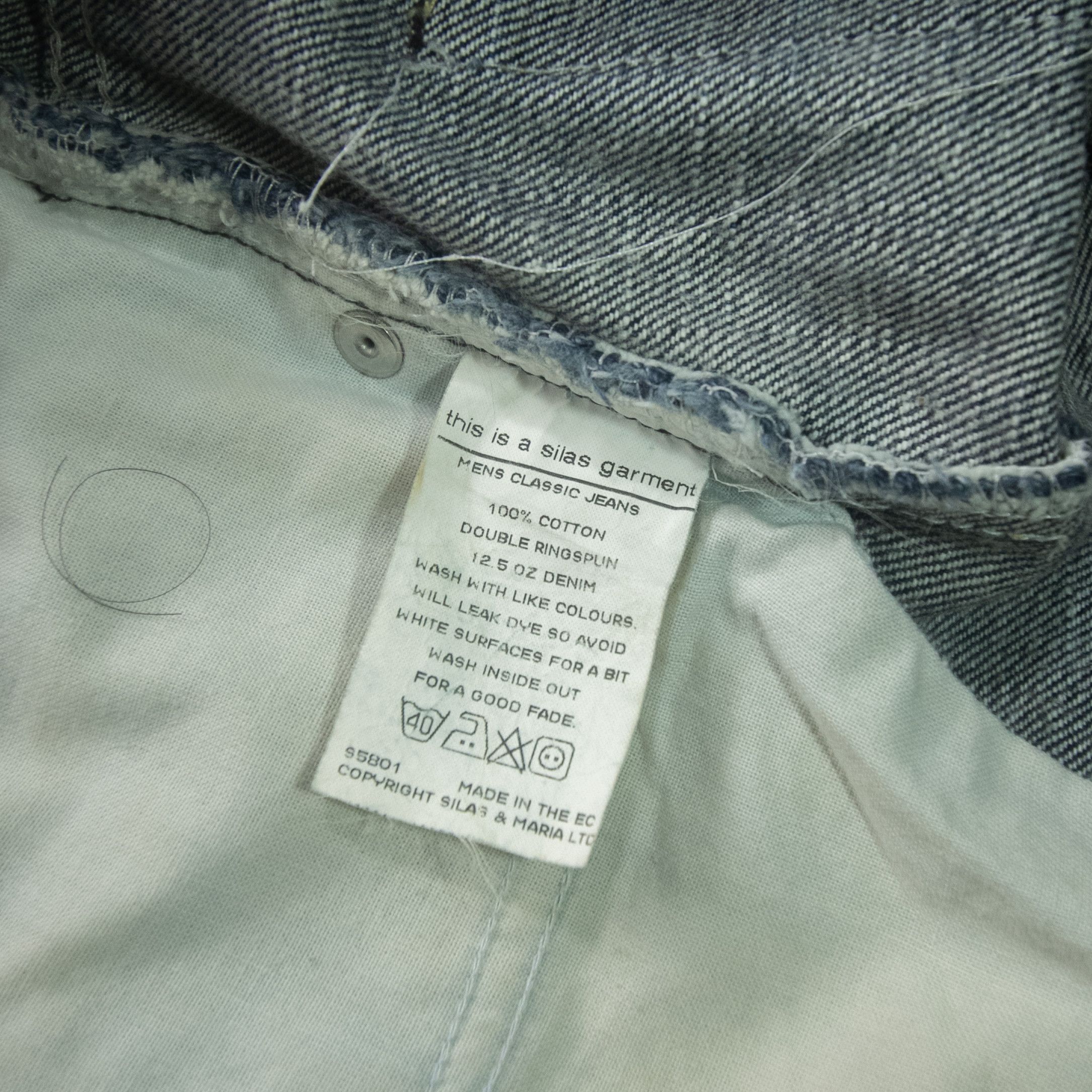 Japanese Brand × Silas 12,5 Oz Silas Japanese Denim Size US 32 / EU 48 - 9 Thumbnail