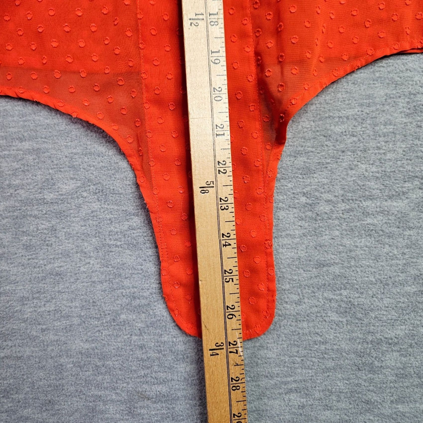 Salomon Another Label Blouse Shirt S Regular Orange Solid Short Sleeve Button Front Boho Top Womens Size S / US 4 / IT 40 - 5 Thumbnail