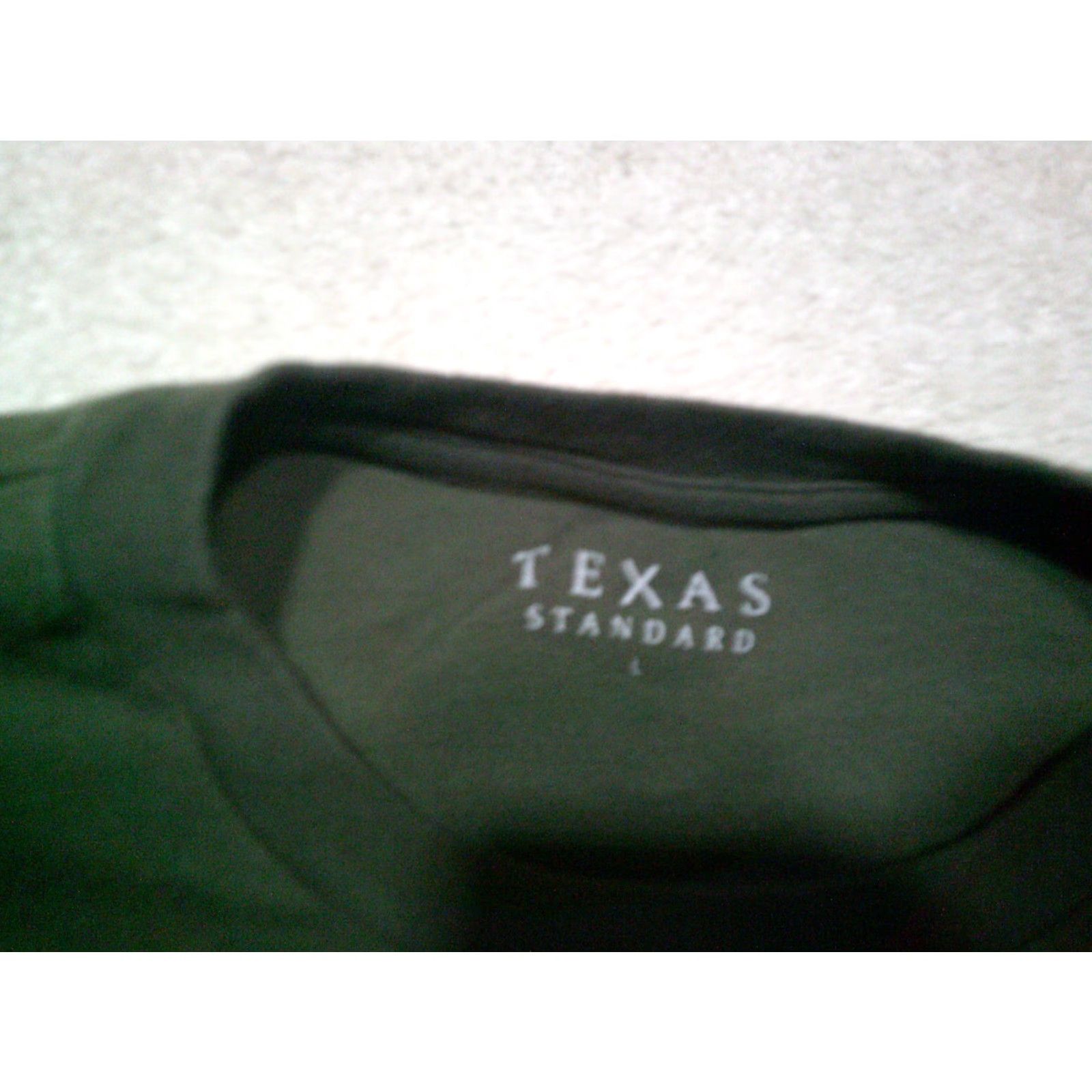Vintage Texas Standard T Shirt Mens Large Green Longsleeve Cowboy USA Shirt Regular Crew Neck Texas Holiday 2020s Size US L / EU 52-54 / 3 - 4 Thumbnail