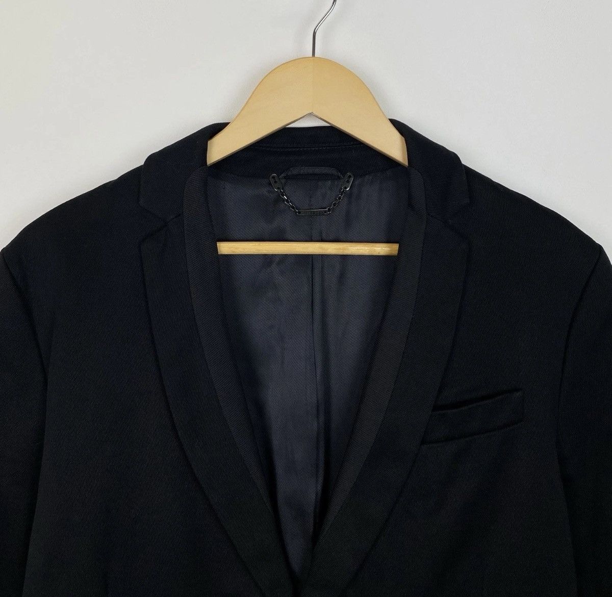 Diesel Diesel 2 Buttons Blazer Jacket Black Avant Garde CasualTop Size 40R - 2 Thumbnail