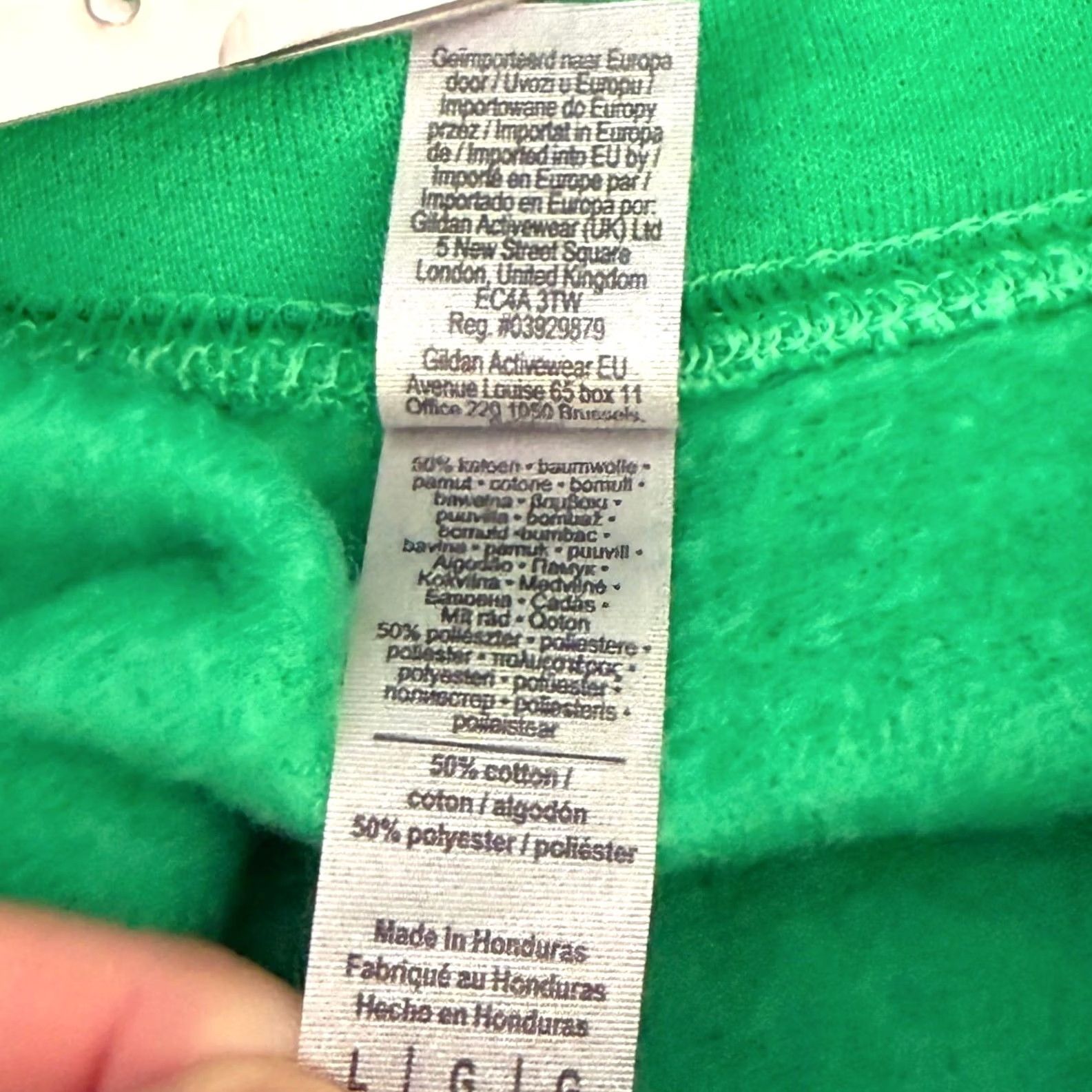 Gildan Gildan Large Hoodie Green Heavy Blend Fleece Pullover Sweatshirt Pullover Casual Basic Sweatshirt Pullover Hoodie Women L Green Size L / US 10 / IT 46 - 5 Thumbnail