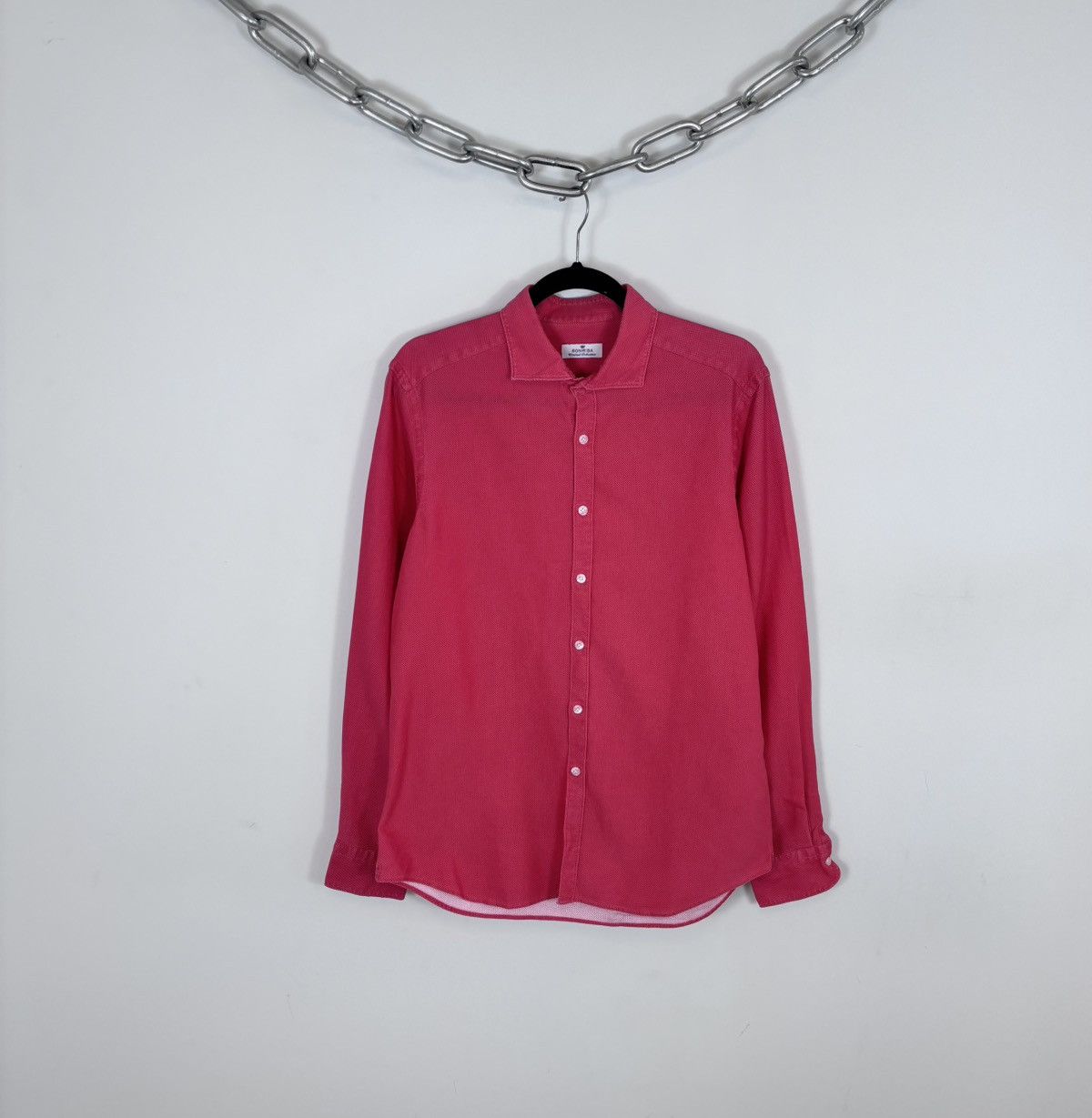Other Sonrisa Men’s Washed Collection Red Long Sleeve Shirt Size US L / EU 52-54 / 3 - 1 Thumbnail