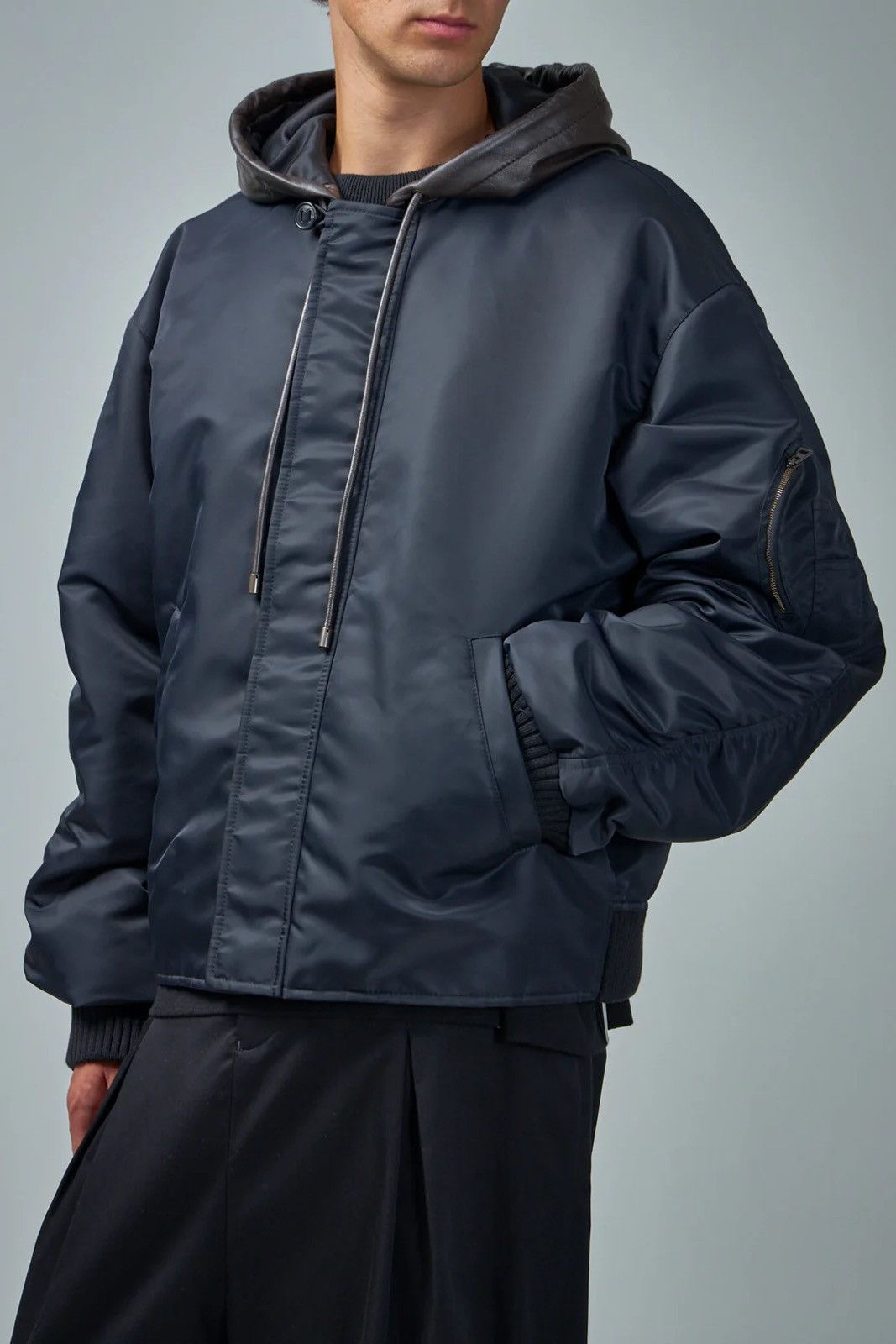 Loewe Loewe Hooded Bomber Jacket Size US XL / EU 56 / 4 - 4 Thumbnail