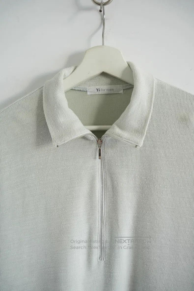 Yohji Yamamoto YOHJI YAMAMOTO Size: Medium Half-Zip Henley T-Shirt Size US S / EU 44-46 / 1 - 3 Thumbnail