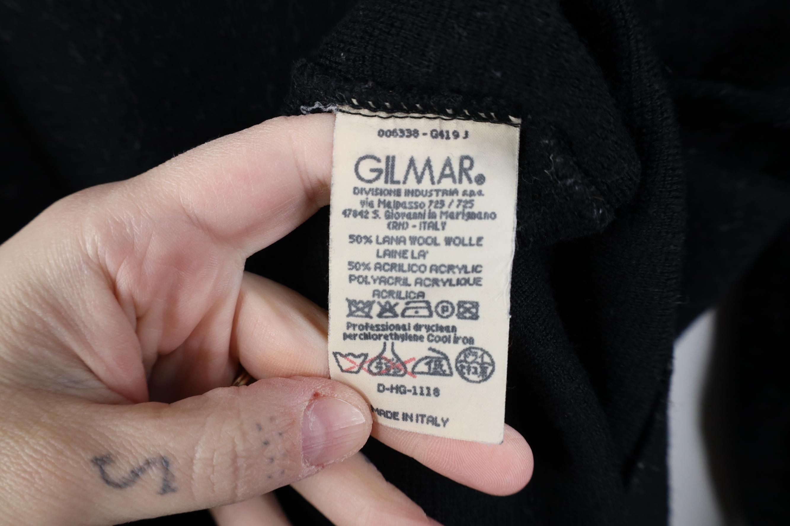 Vintage Vintage 90s Iceberg Jeans Box Logo Wool Knit Sweater Italy Size US L / EU 52-54 / 3 - 9 Thumbnail