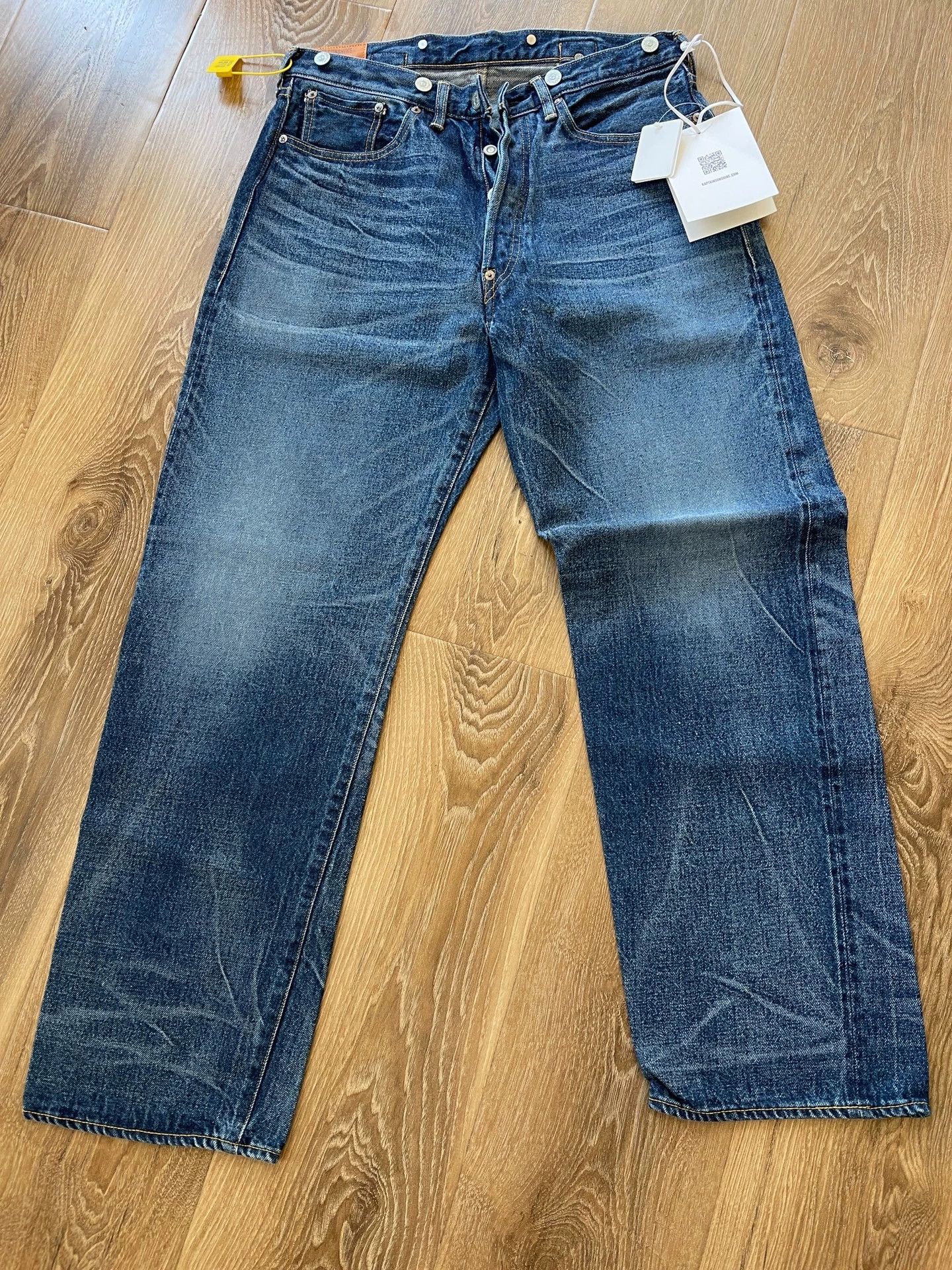 Kaptain Sunshine KAPTAIN SUNSHINE 24AW 1930 Jpn Straight Denim Wash Size US 32 / EU 48 - 1 Thumbnail