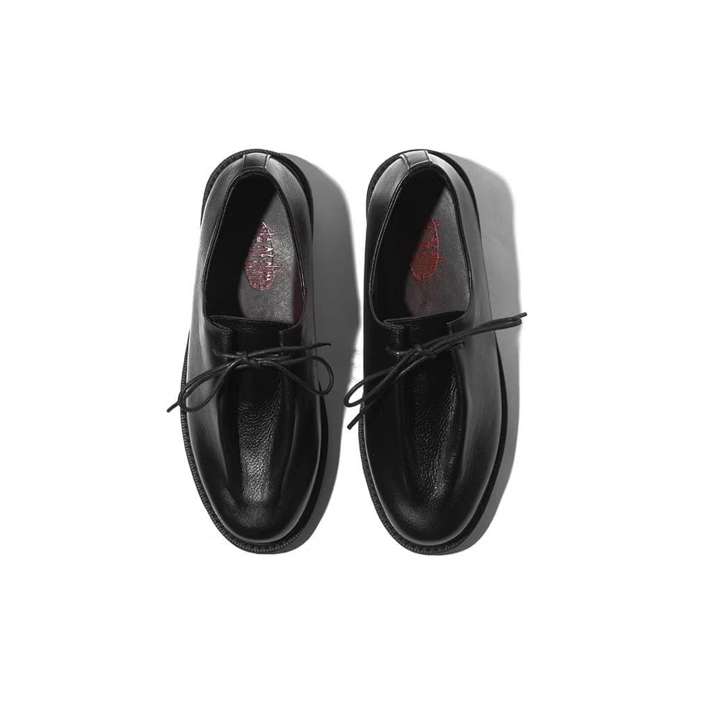 Genuine Leather Pile I Chunky Classic Black Size US 10 / EU 43 - 2 Thumbnail