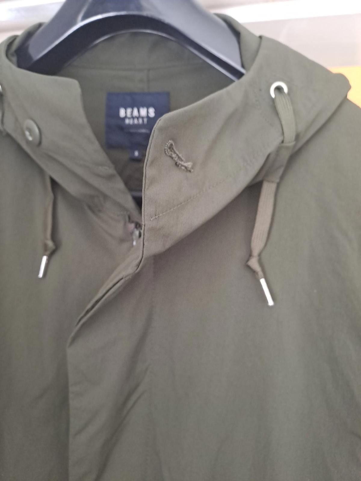 Beauty Beast Beams Japan M65 Nylon Parka Hooded S Green Khaki Ptp 23" Size US S / EU 44-46 / 1 - 4 Thumbnail