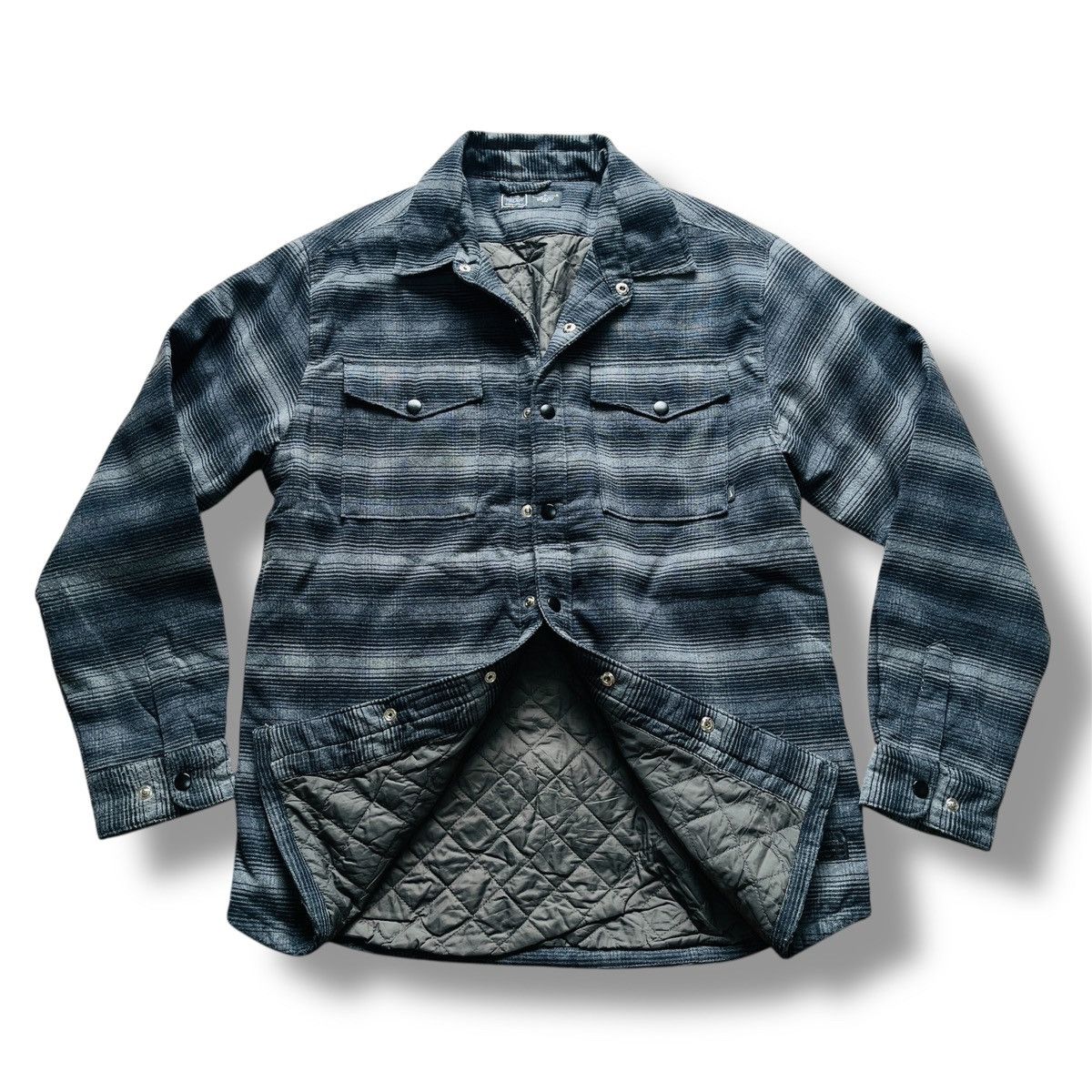Engineered Garments NIKE Quilted Engineered Garments Buttons Jacket Dual Layer Size US L / EU 52-54 / 3 - 1 Thumbnail