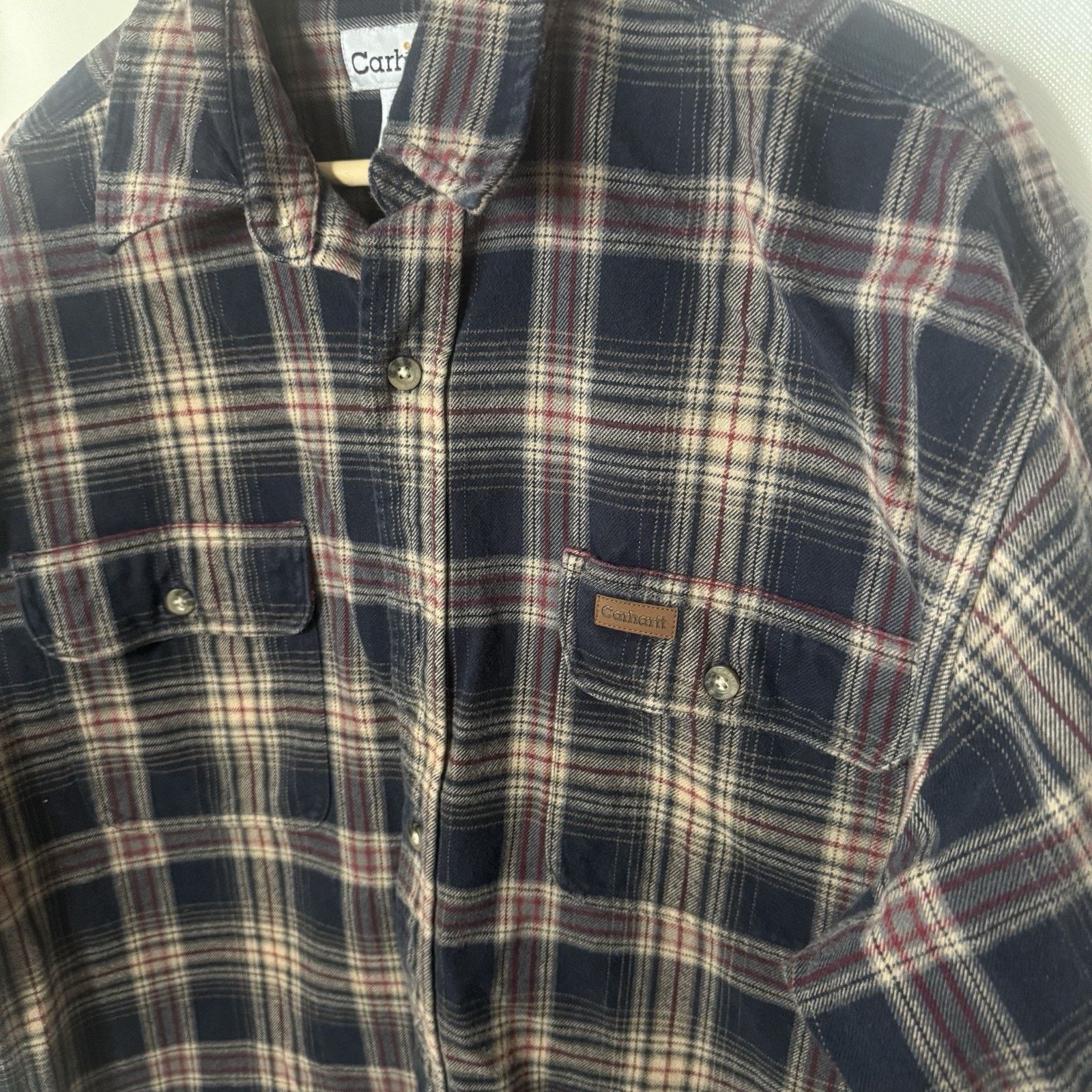 Carhartt Carhartt Shirt Flannel Plaid Workwear Cabincore Gorpcore Size US L / EU 52-54 / 3 - 5 Thumbnail