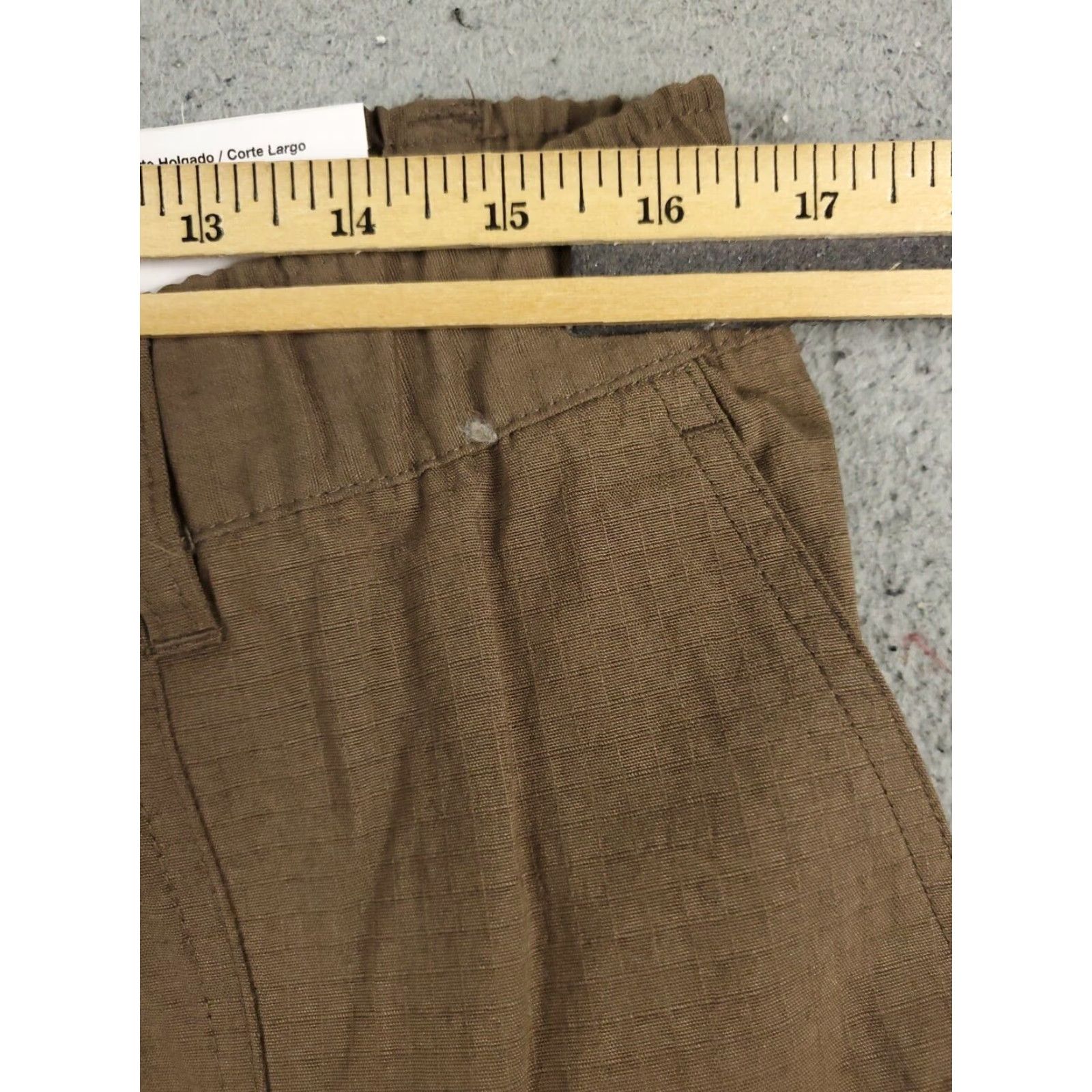 Jordan Brand Jordan Cargo Pants Womens Size Large Brown Elastic Waist Baggy Outdoor Workwear Size 36" / US 14 / IT 50 - 4 Thumbnail