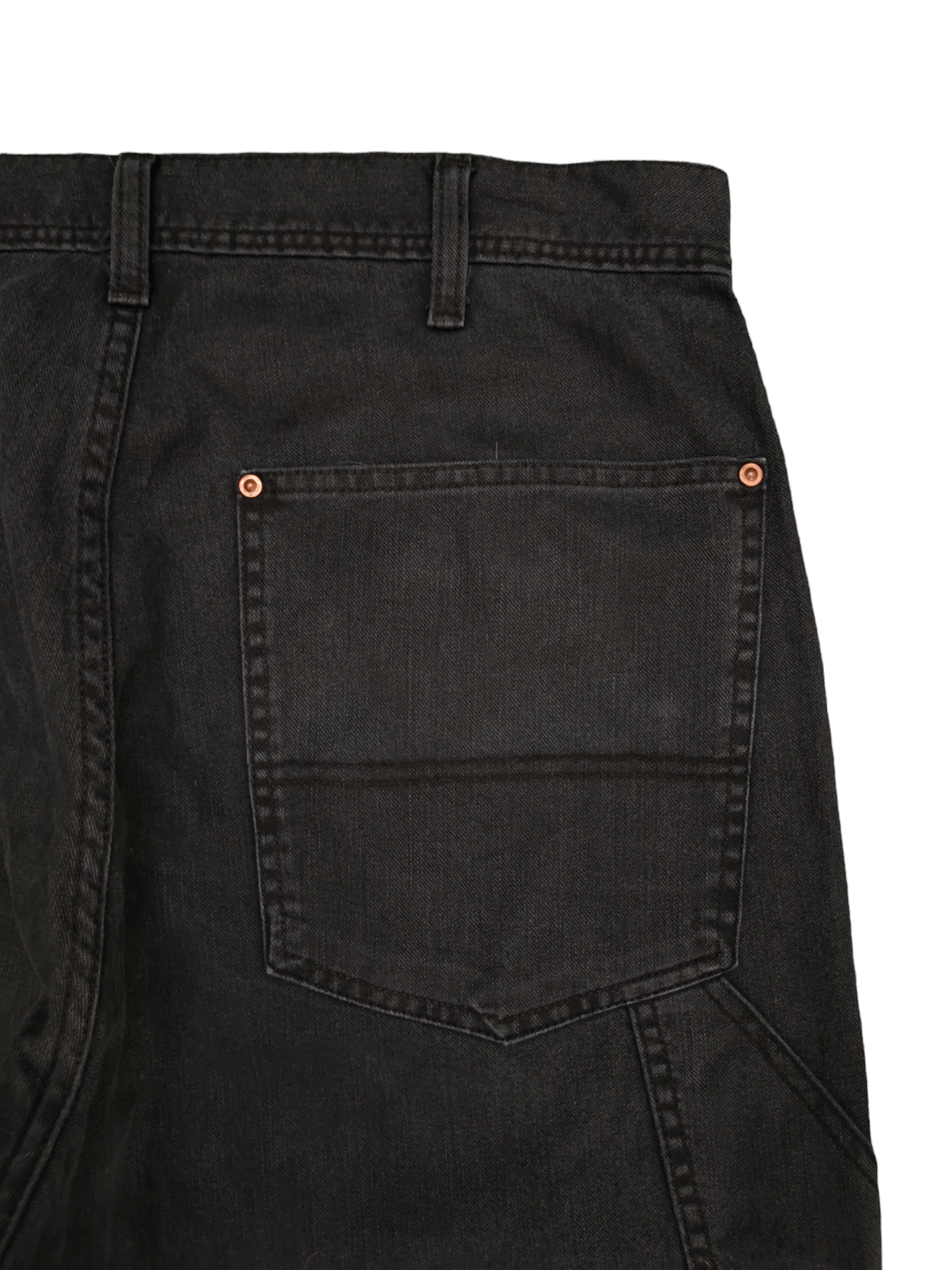 Kapital 1990s Bobson Double Knee Baggy Denim Pants Wide Leg Jnco Size US 33 - 12 Thumbnail