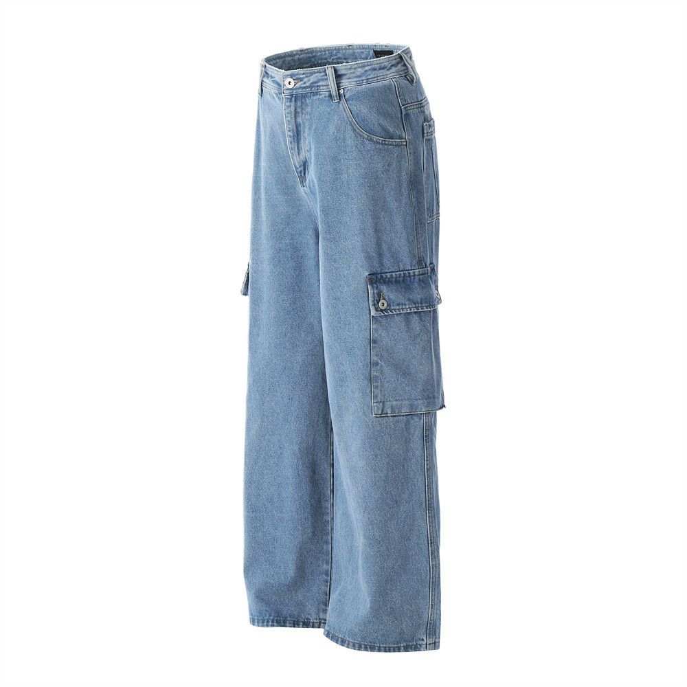 Japanese Brand × Jean Men's loose American high street pocket cargo jeans Size US 32 / EU 48 - 2 Thumbnail