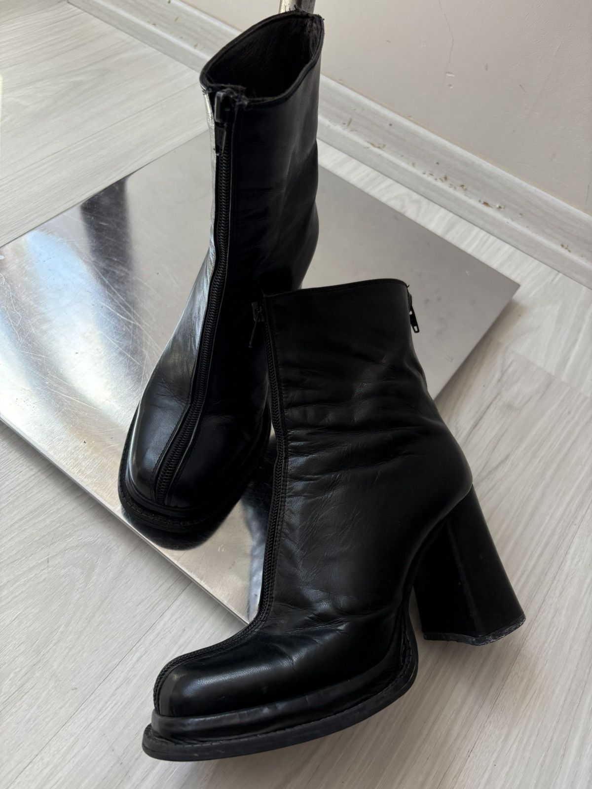 Vintage İtalian leather boots Size US 6 / IT 36 - 6 Thumbnail