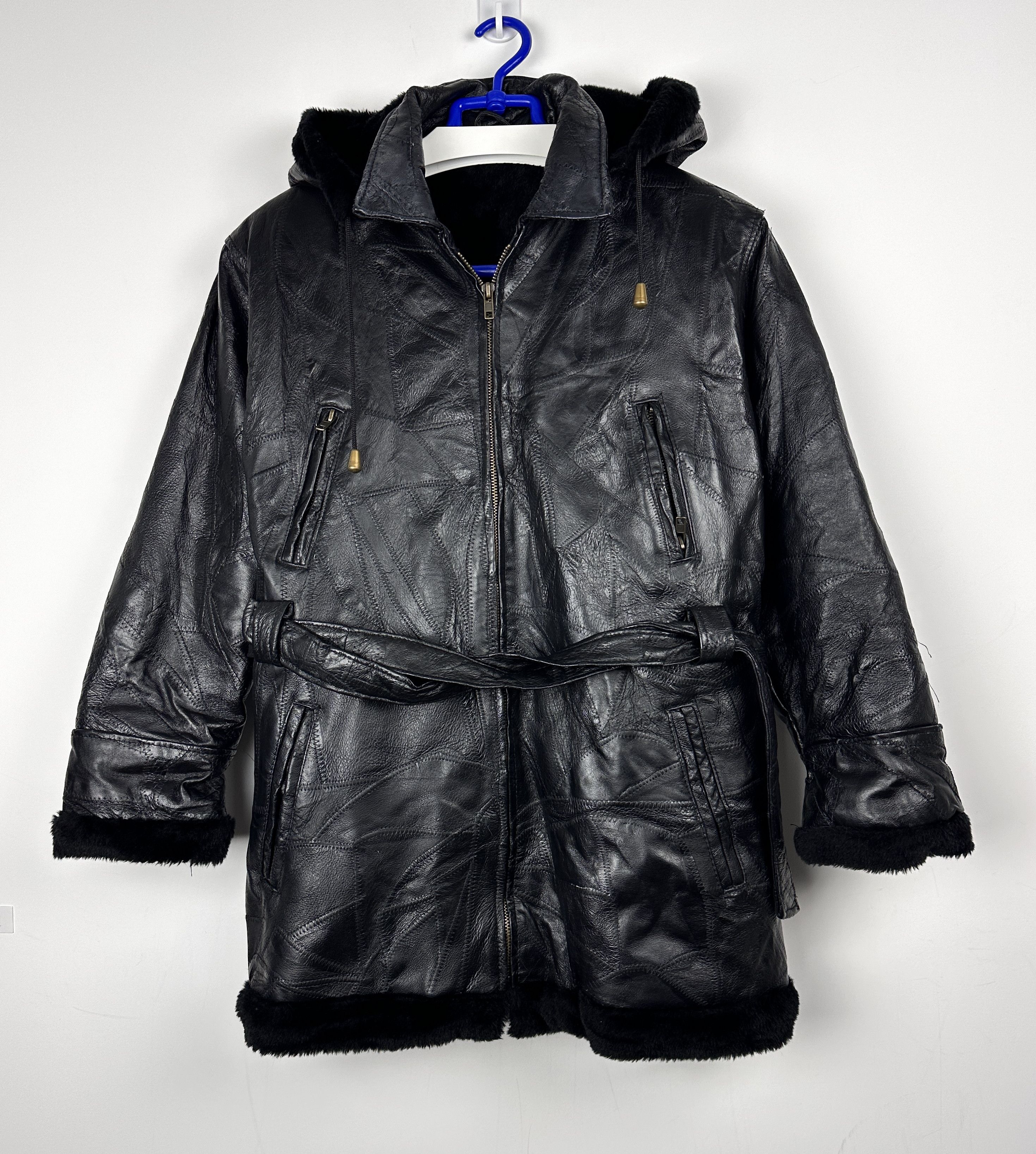 Vintage Vintage Avant Garde women leather jacket opium cyber y2k Size L / US 10 / IT 46 - 3 Thumbnail