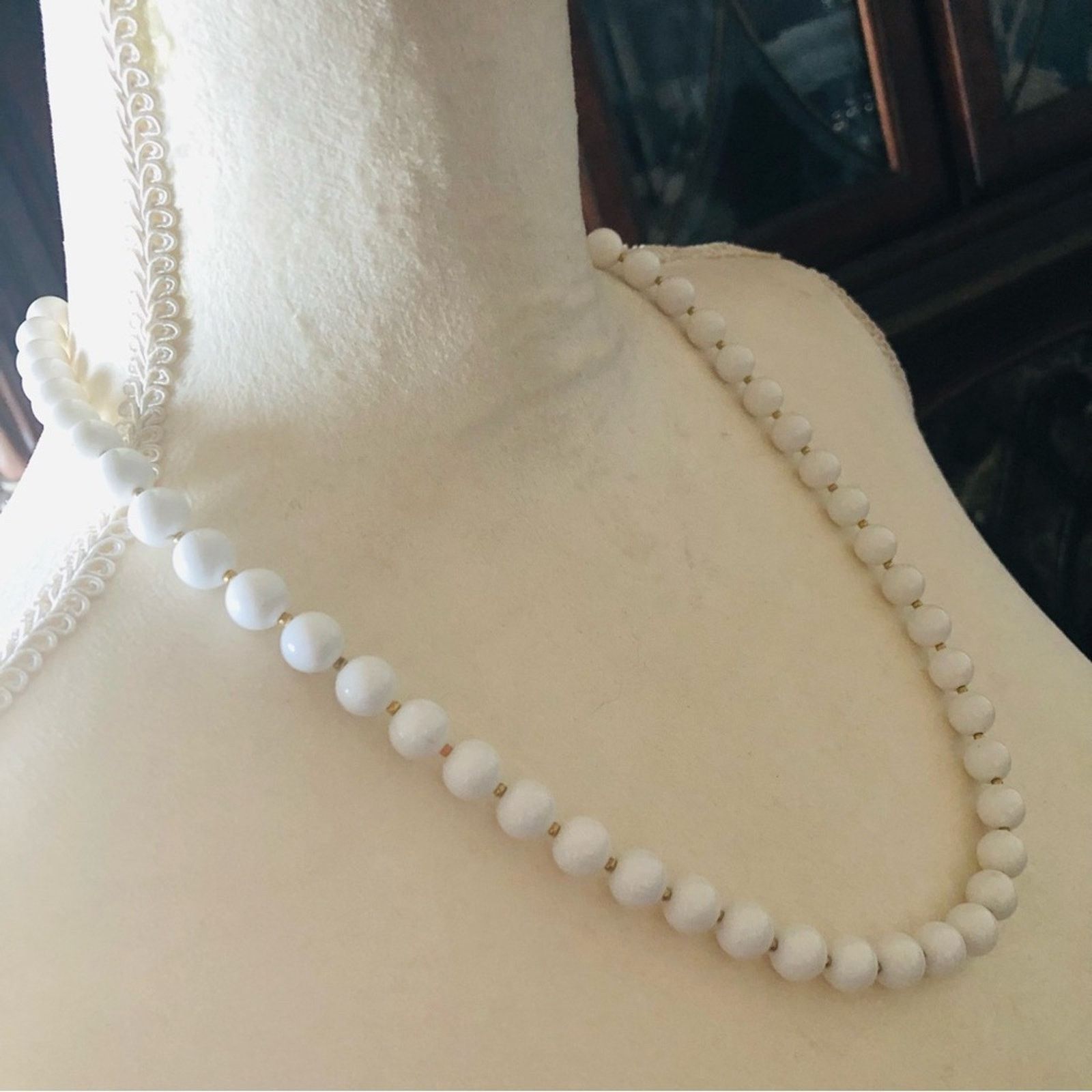 Vintage Vintage 80s classic round plastic bead necklace Size ONE SIZE - 3 Thumbnail