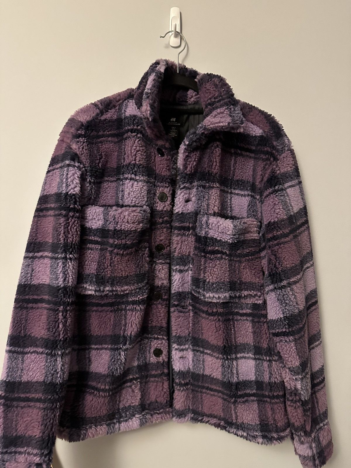 H&M × Vintage H&M Sherpa flannel jacket Size US S / EU 44-46 / 1 - 1 Thumbnail